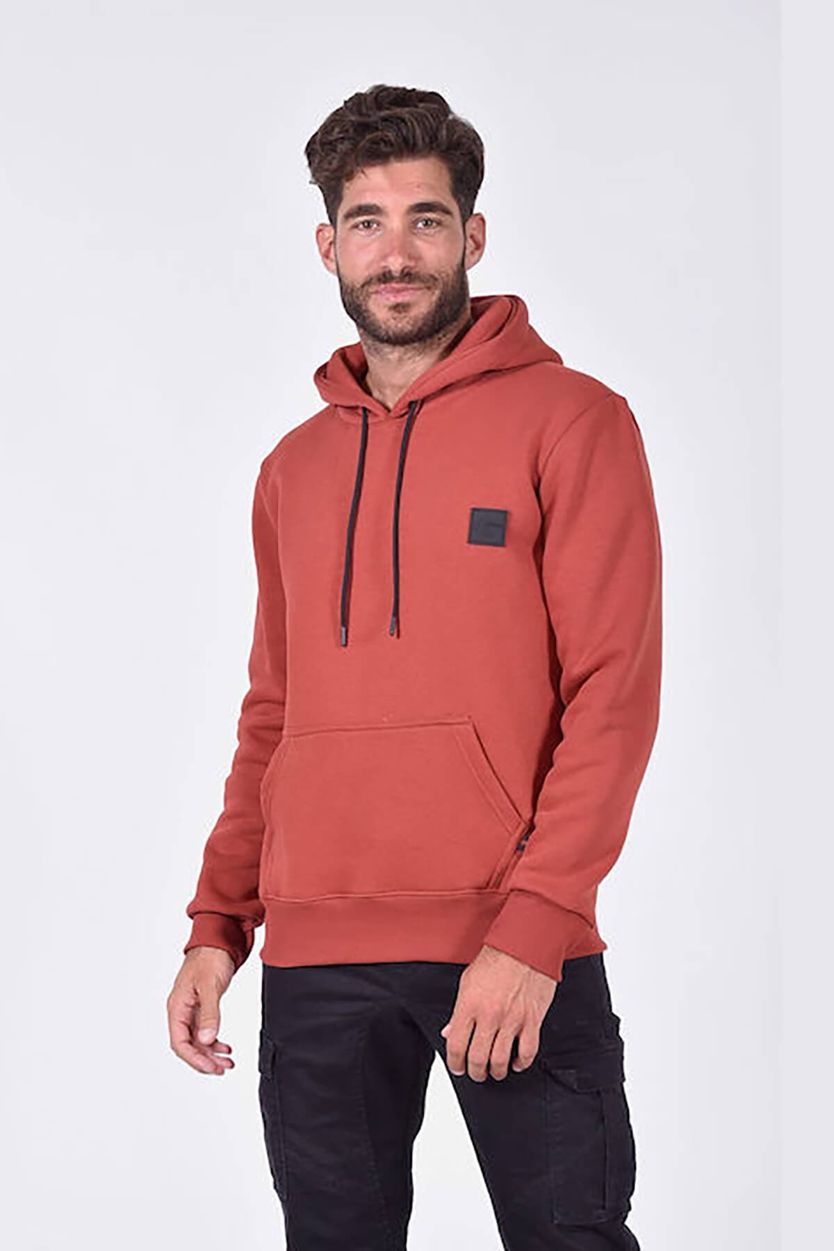 Clever Μπλούζα Φούτερ Με Κουκούλα