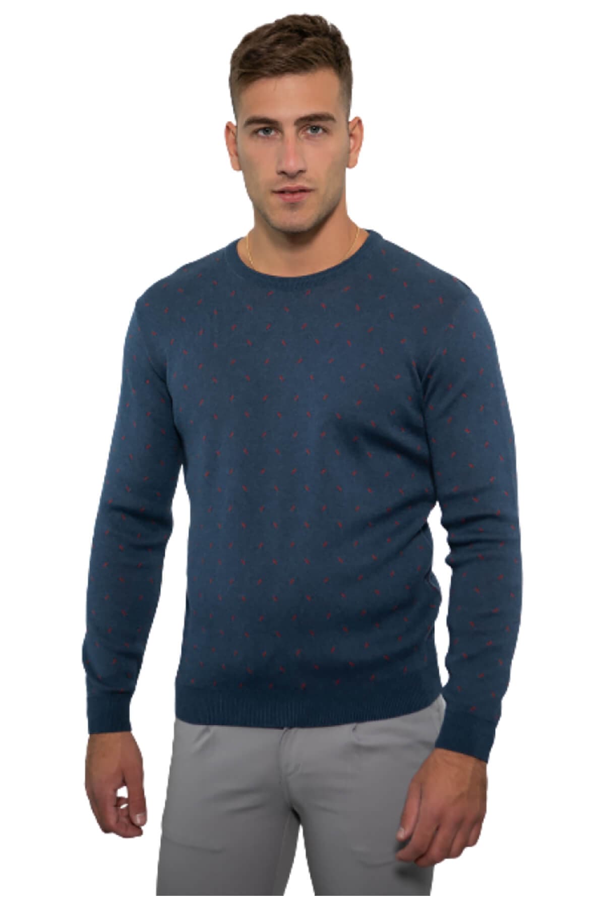 Men's Sweaters Side Effect Orange