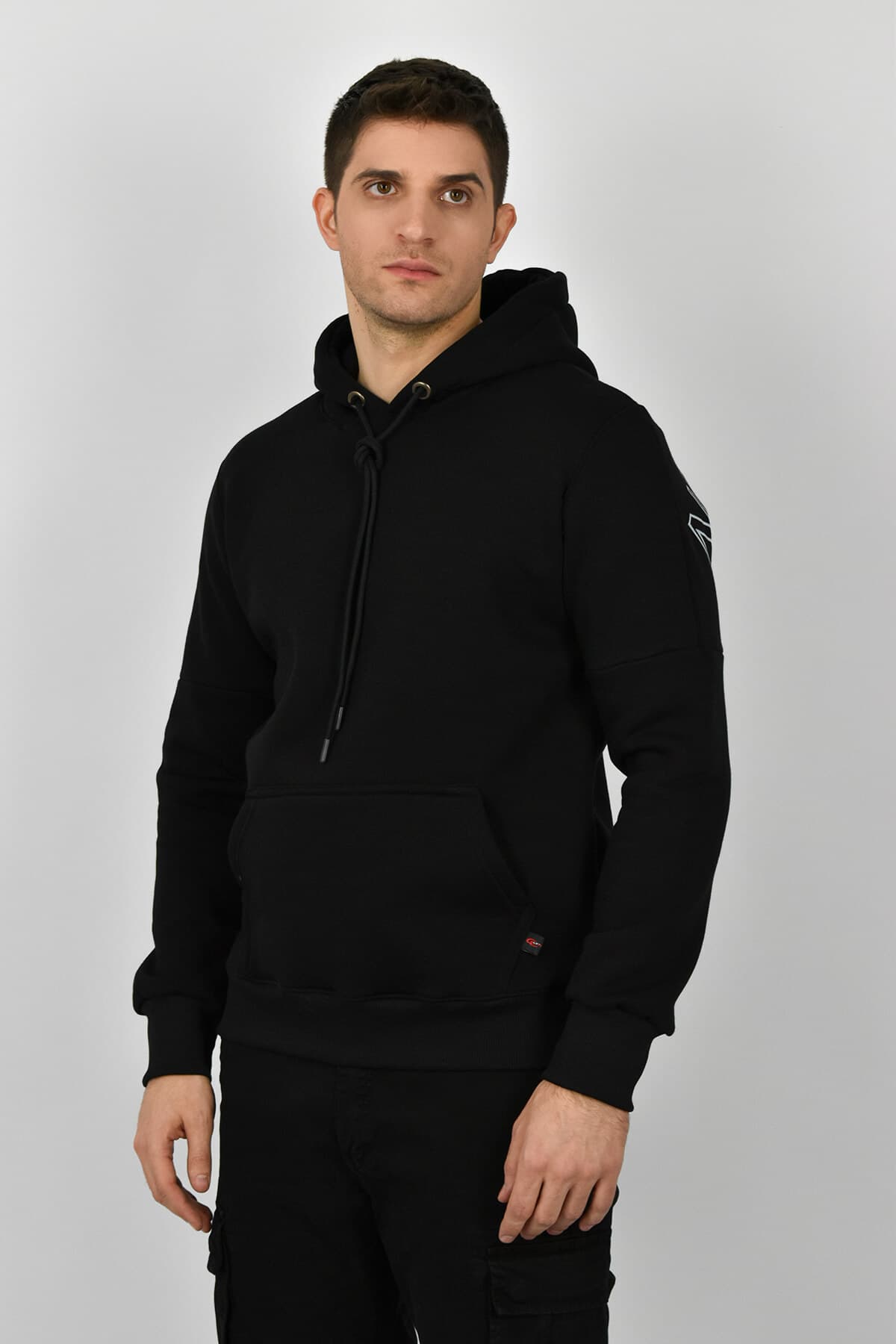 Clever Μπλούζα Φούτερ Με Κουκούλα