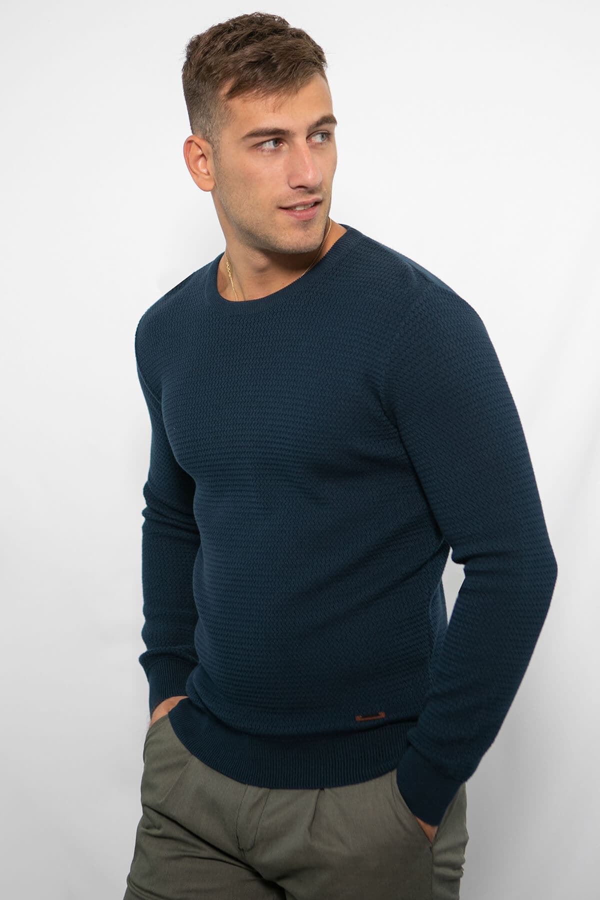 Side Effect Πουλόβερ Με Ανάγλυφο Σχέδιο