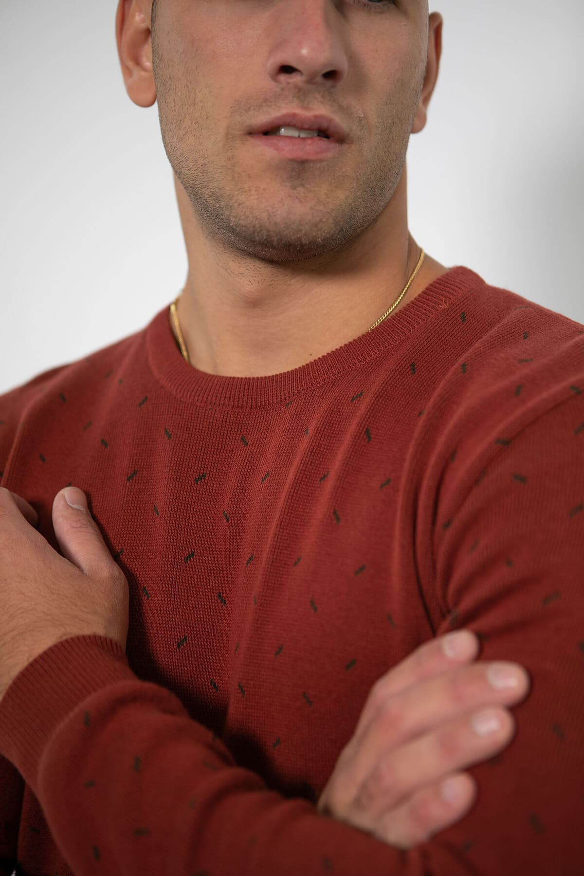 Side Effect Πουλόβερ Ζακάρ Με Ανάγλυφο Σχέδιο