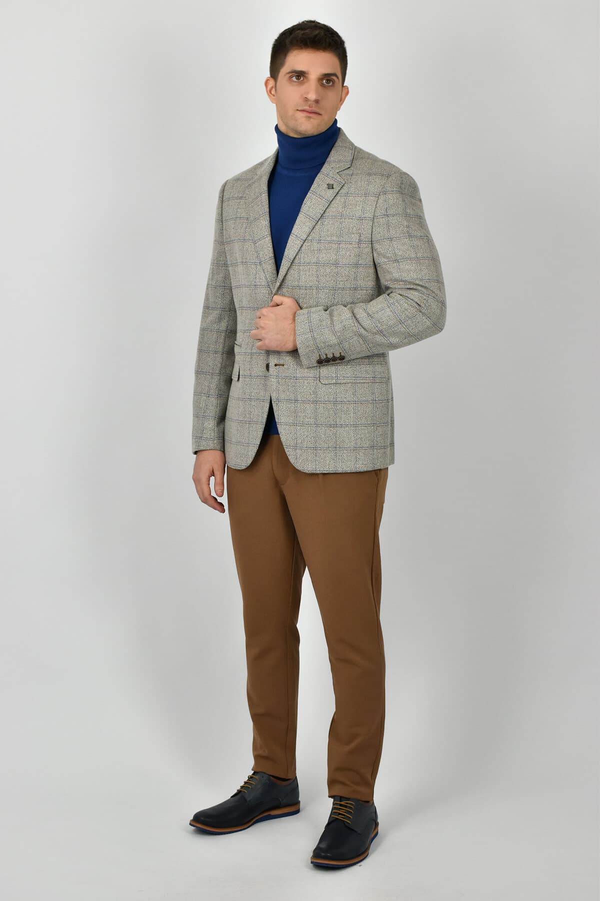 Leonardo Uomo Σακάκι Καρό