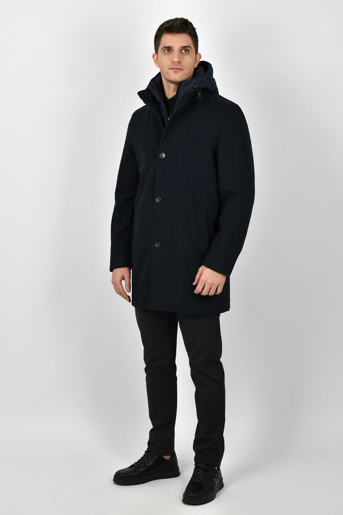 Adimari Μπουφάν Roby Cappotto - Σκούρο‌‌ μπλε