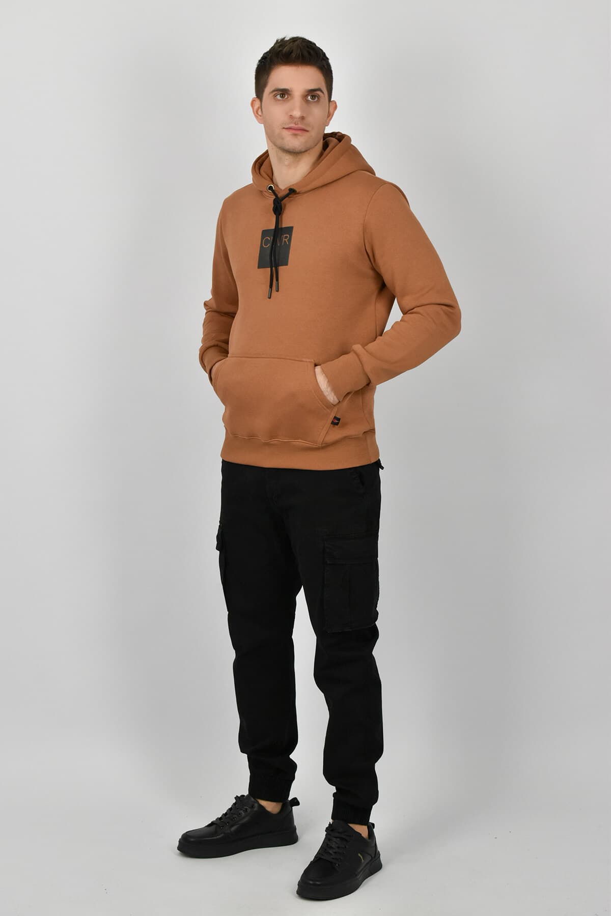 Clever Μπλούζα Φούτερ Με Κουκούλα