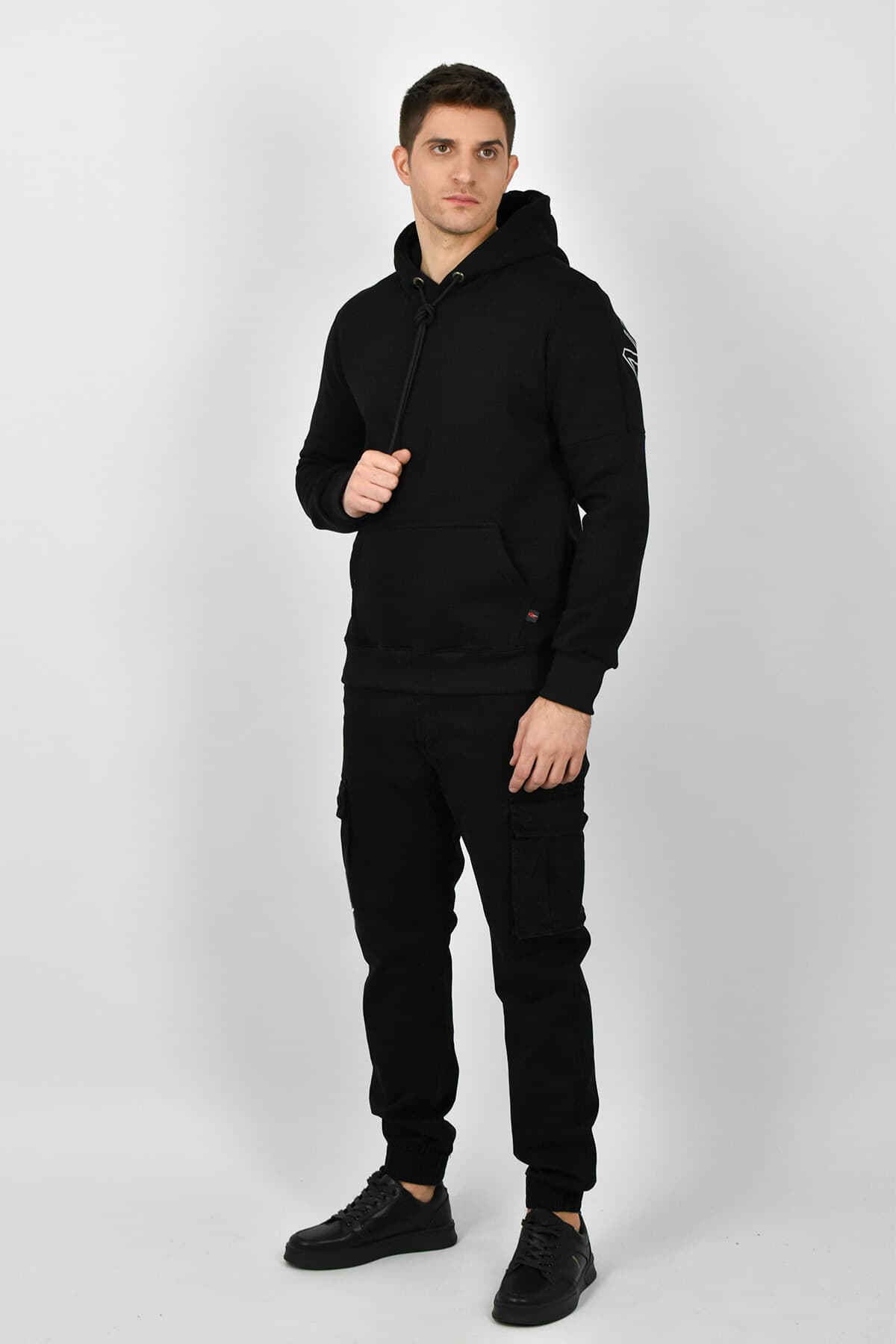 Clever Μπλούζα Φούτερ Με Κουκούλα