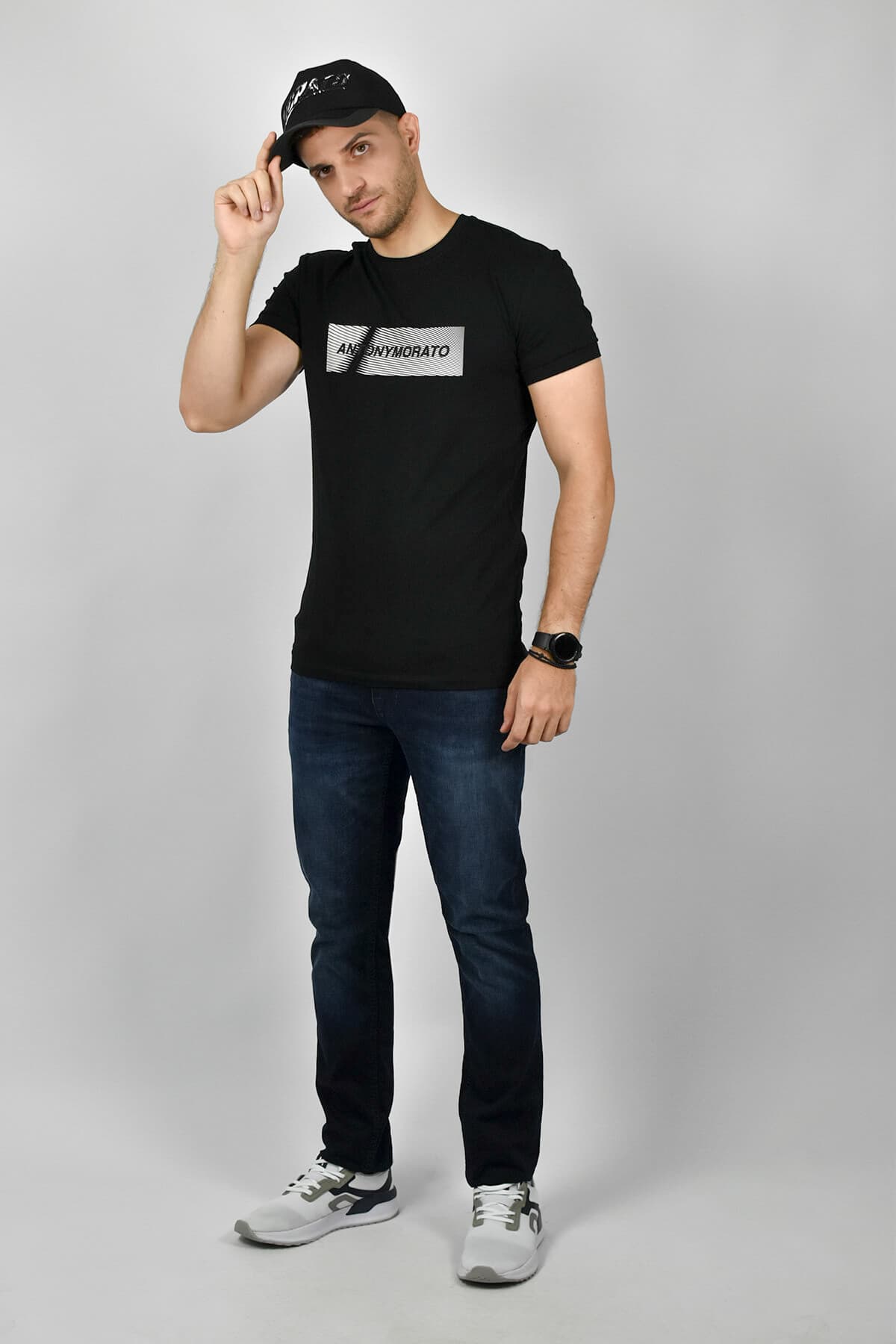 Antony Morato Τζιν GEEZER - Σκούρο‌‌ μπλε