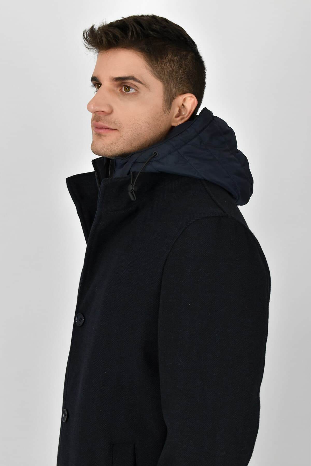 Adimari Μπουφάν Roby Cappotto - Σκούρο‌‌ μπλε