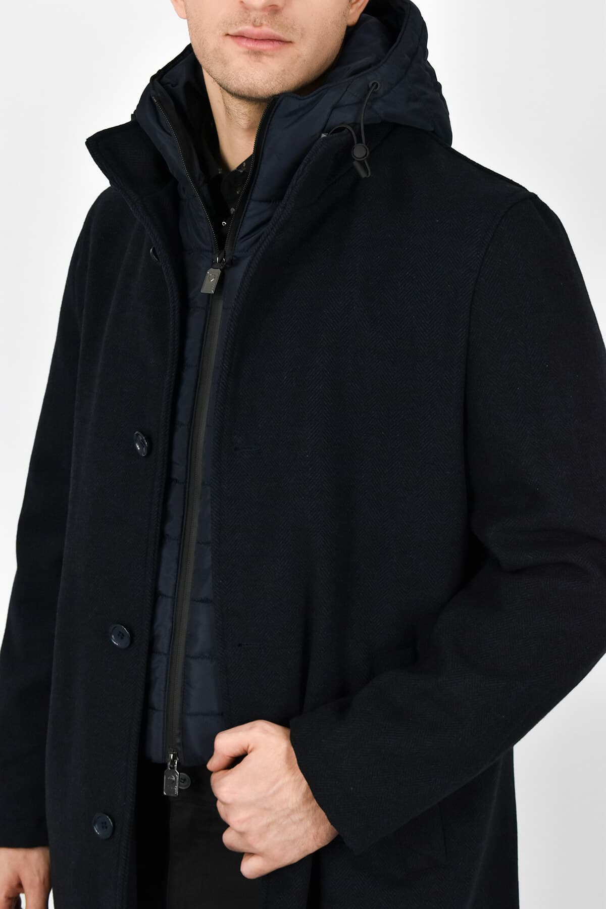 Adimari Μπουφάν Roby Cappotto - Σκούρο‌‌ μπλε