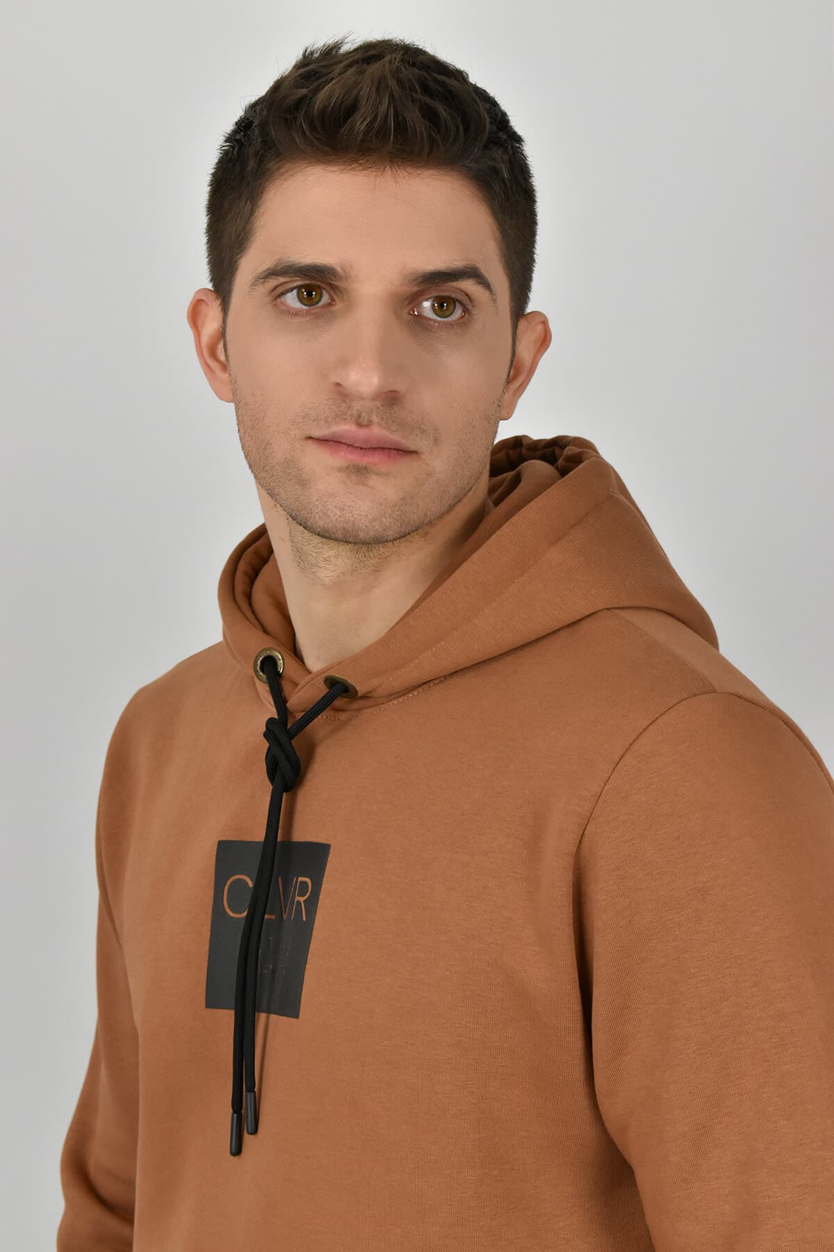 Clever Μπλούζα Φούτερ Με Κουκούλα