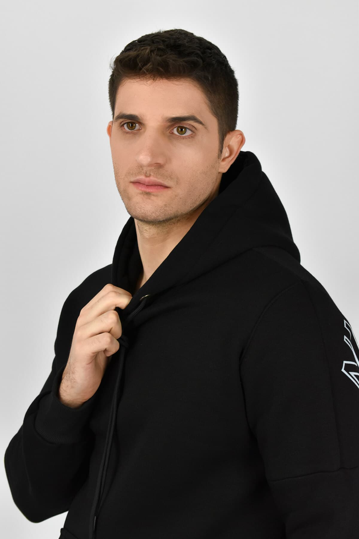 Clever Μπλούζα Φούτερ Με Κουκούλα