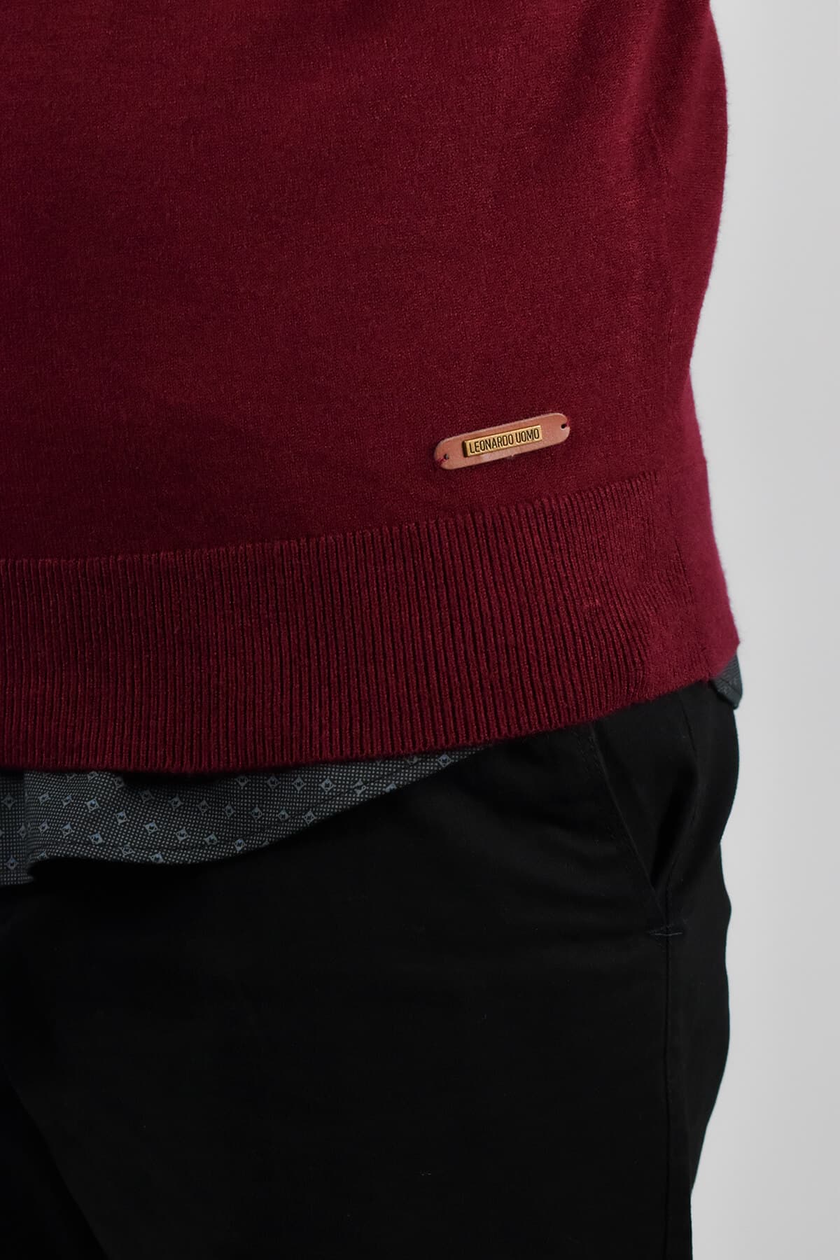 Leonardo Uomo Πουλόβερ Με Φερμουάρ