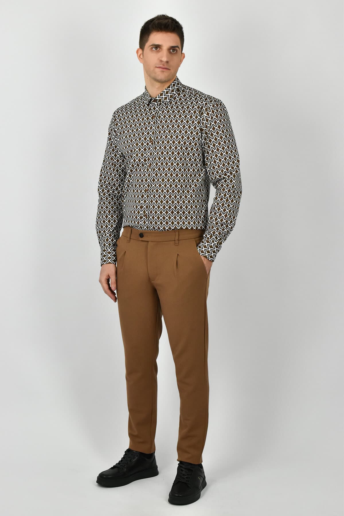 Men's Chino Pants Makan Brown