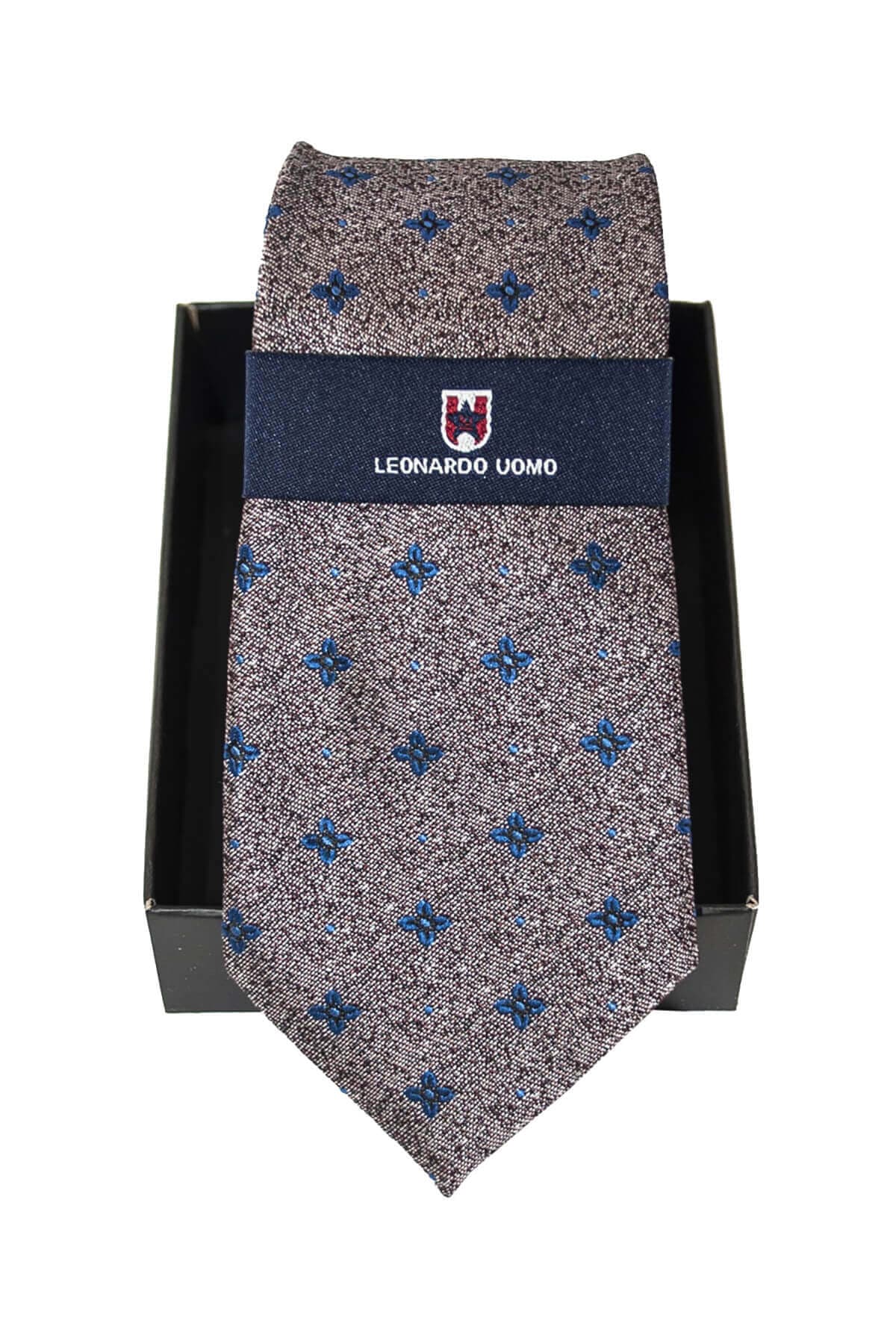 Men's Ties Leonardo Uomo Brown