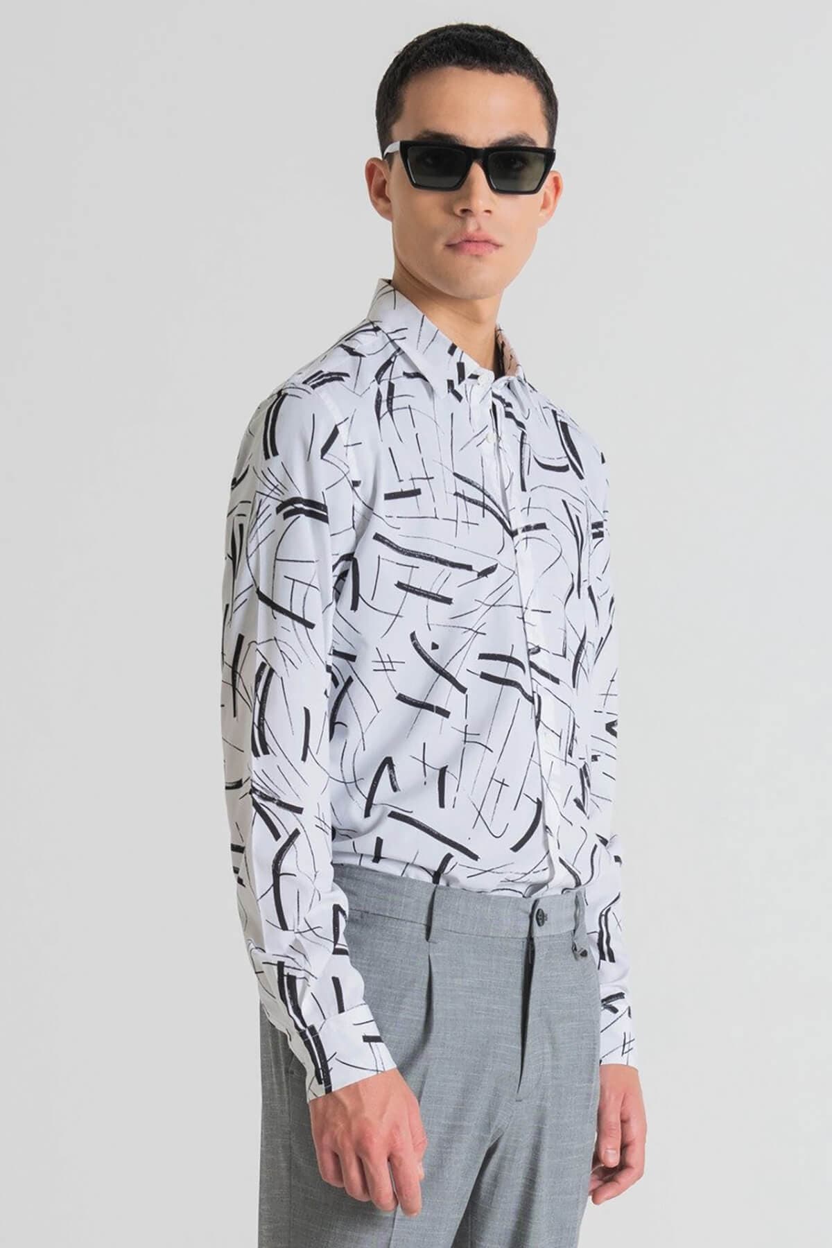 Antony Morato Πουκάμισο Με All-Over Print Barcelona