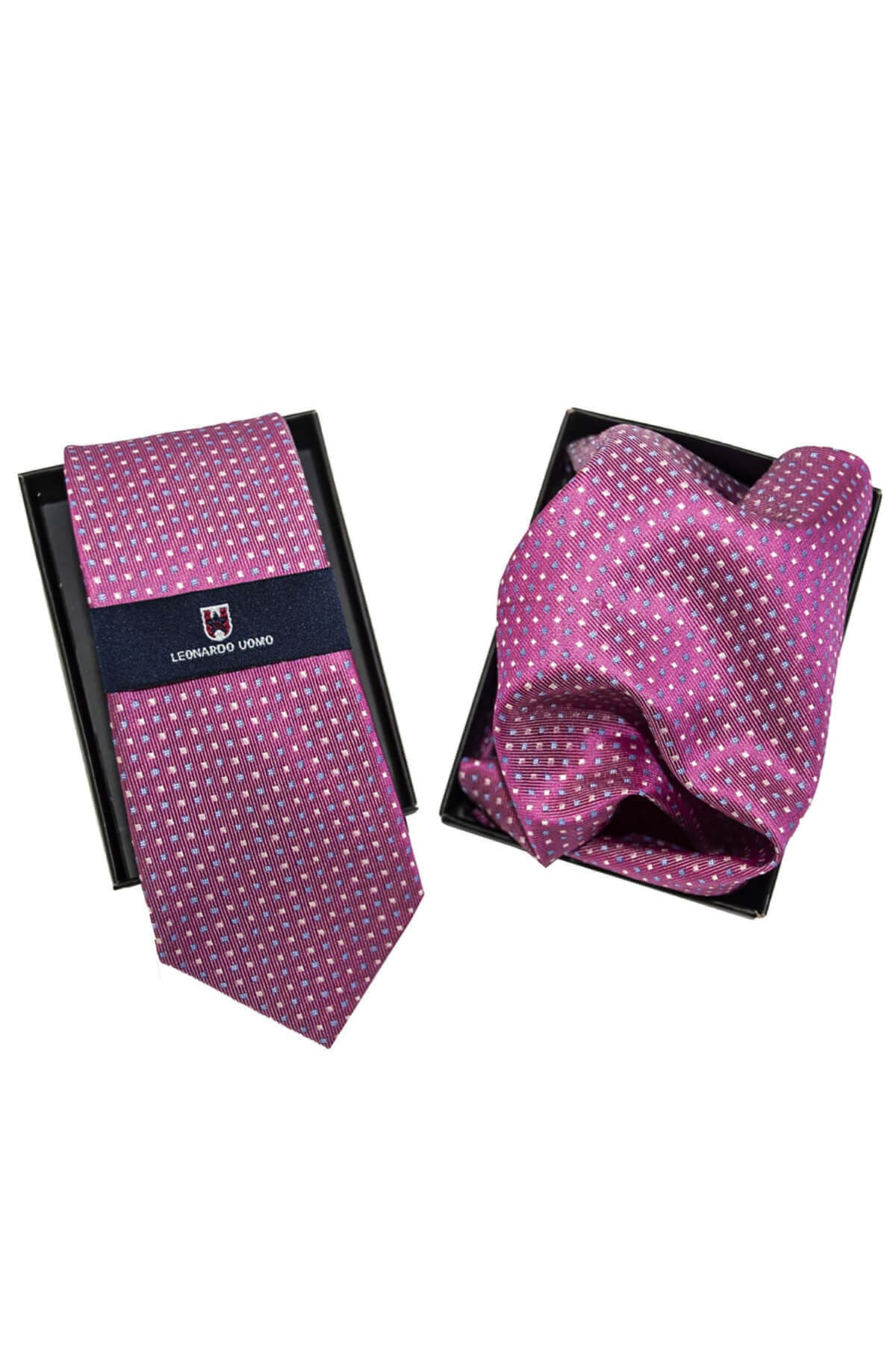 Leonardo Uomo Γραβάτα Με Μαντήλι
