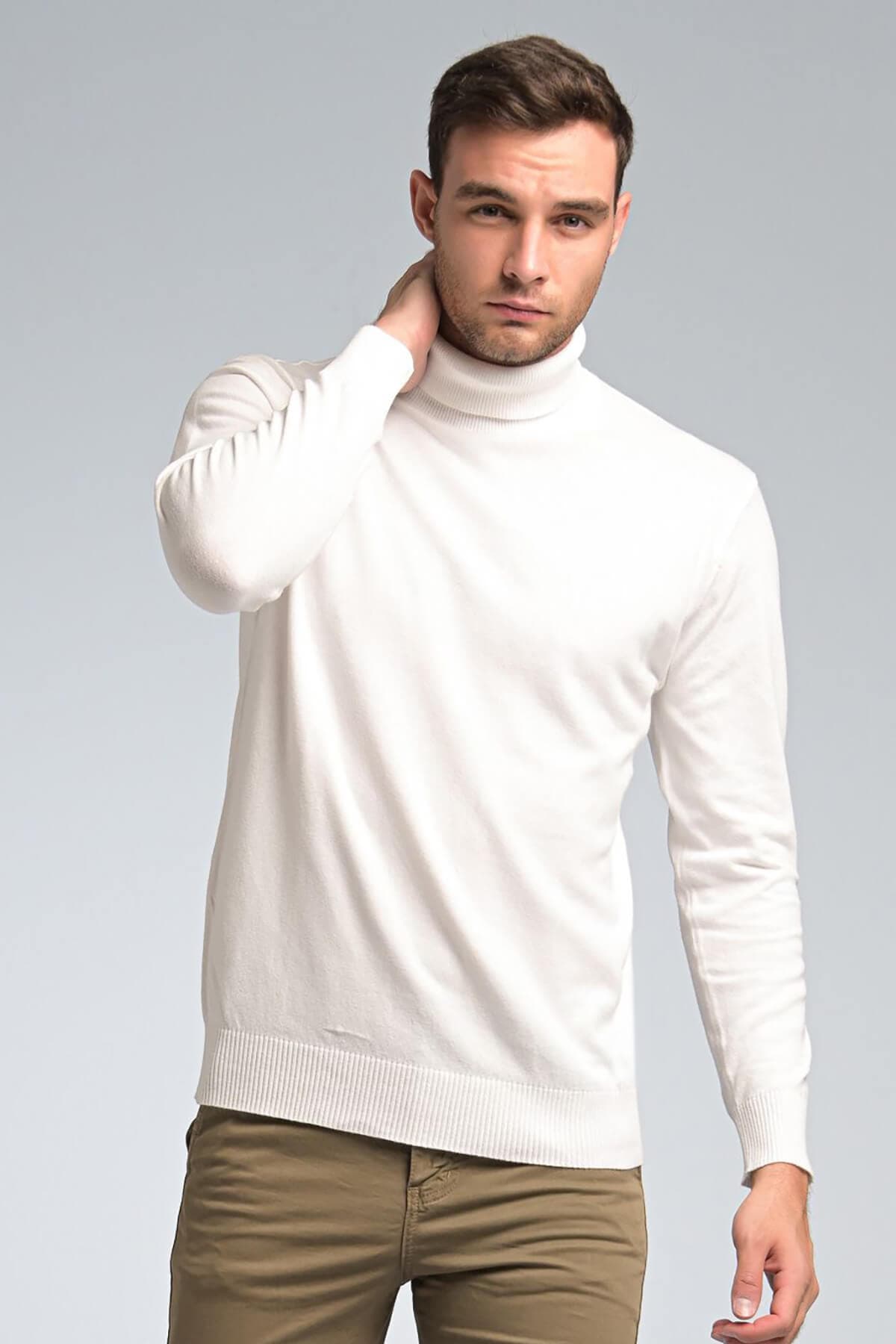 Men's Sweaters Endeson White