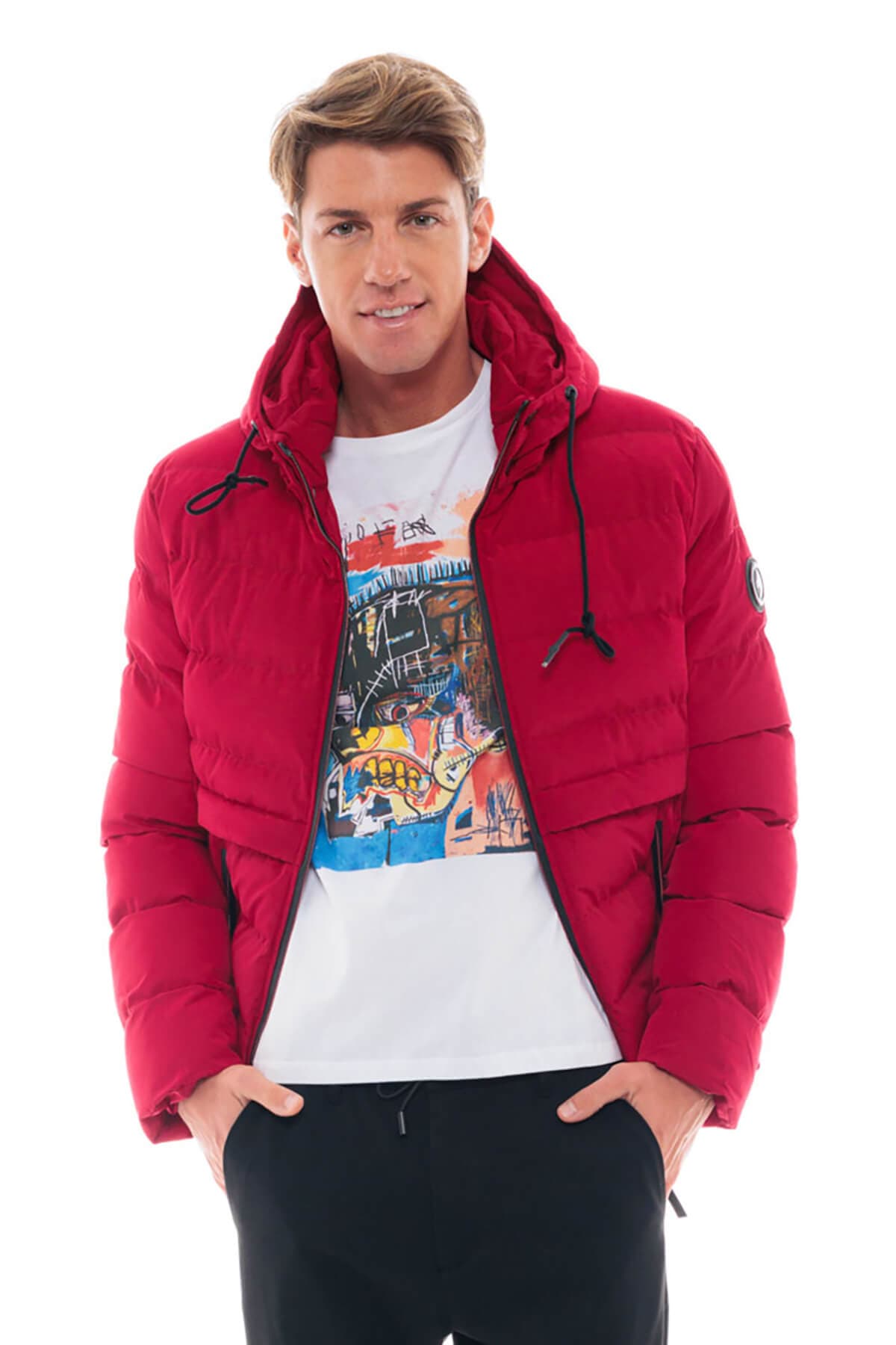 Splendid Κοντό Μπουφάν Με Ενσωματωμένη Κουκούλα