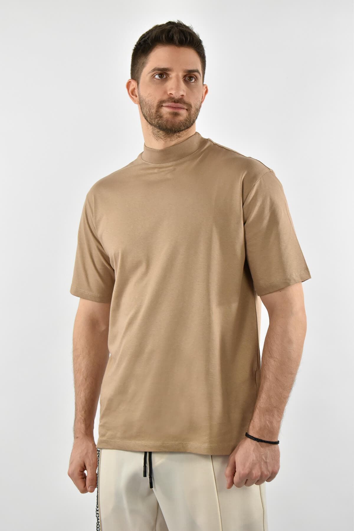 Men's T-Shirts Justwest Brown
