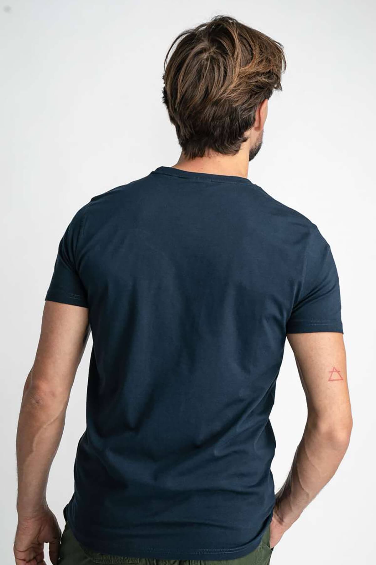 Petrol Industries Logo T-shirt - Σκούρο‌‌ μπλε