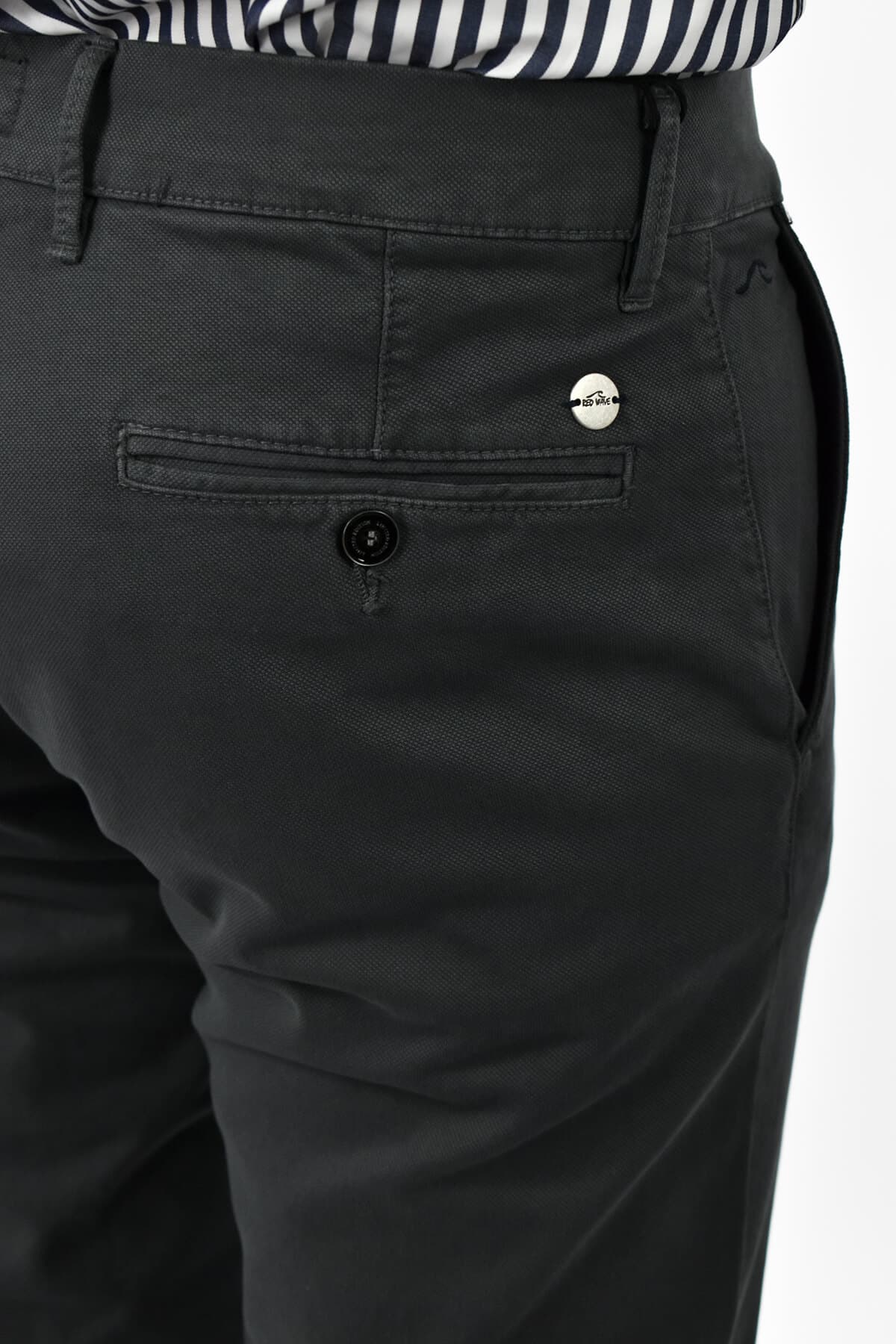 Men's Chino Pants Red Wave Gray