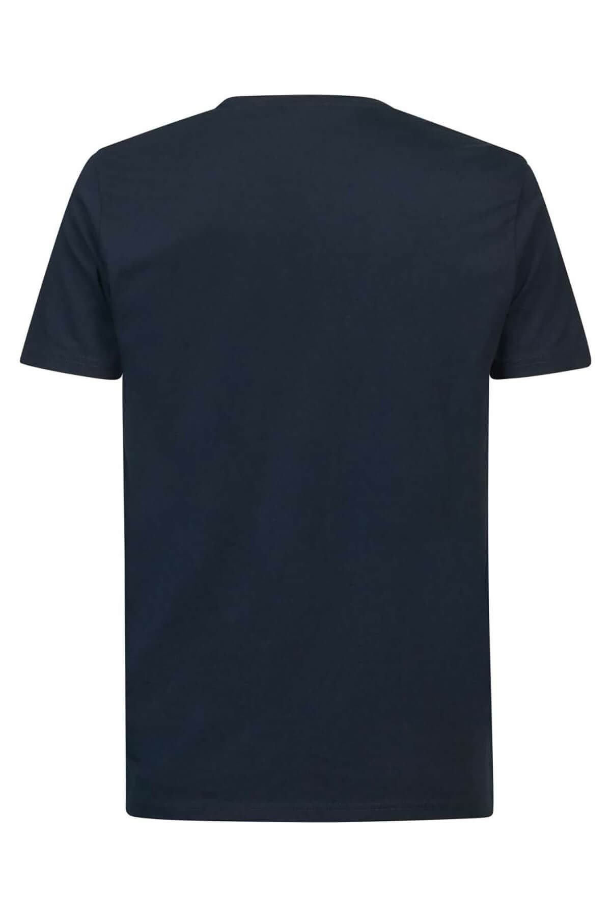 Petrol Industries Logo T-shirt - Σκούρο‌‌ μπλε
