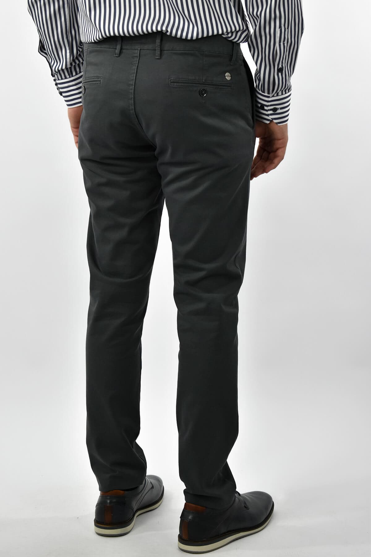 Men's Chino Pants Red Wave Gray