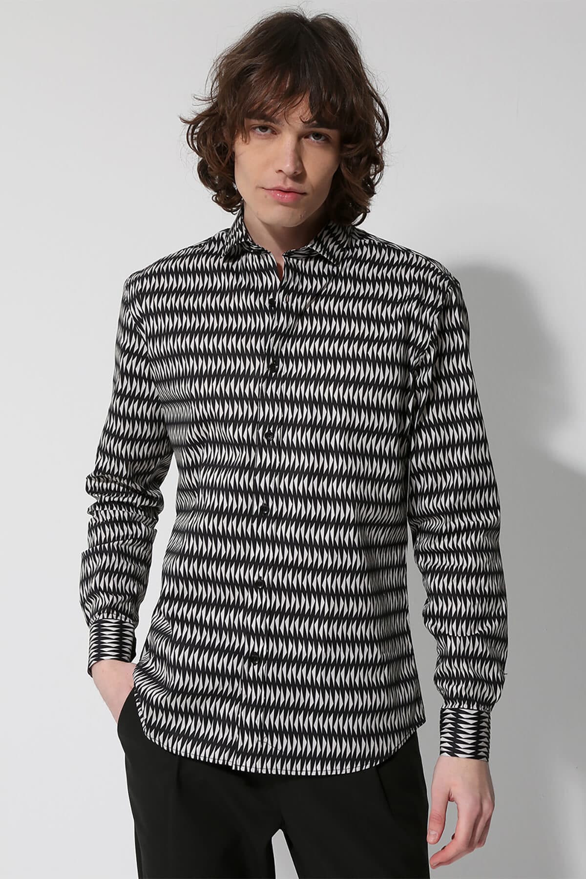 Men's Shirts Makan Black