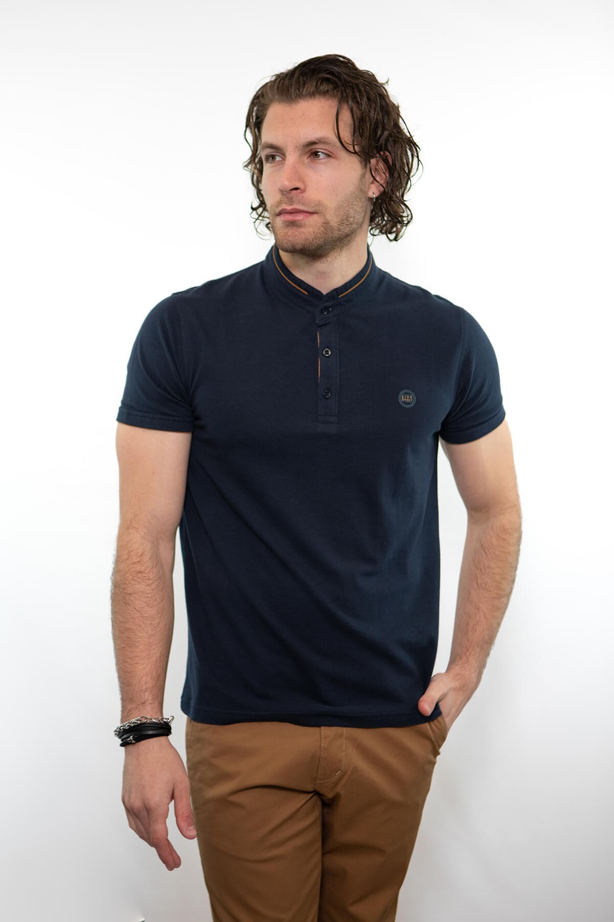 Side Effect Μπλούζα Πόλο - Σκούρο‌‌ μπλε