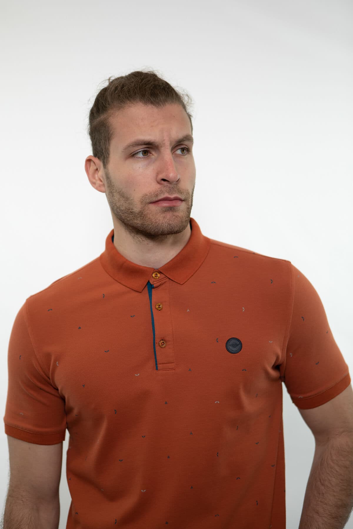 Side Effect Μπλούζα Πόλο Με Μικροσχέδιο