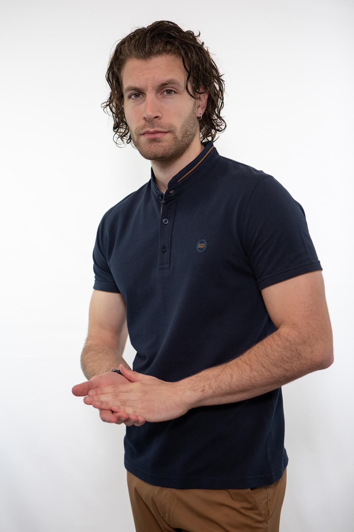 Side Effect Μπλούζα Πόλο - Σκούρο‌‌ μπλε