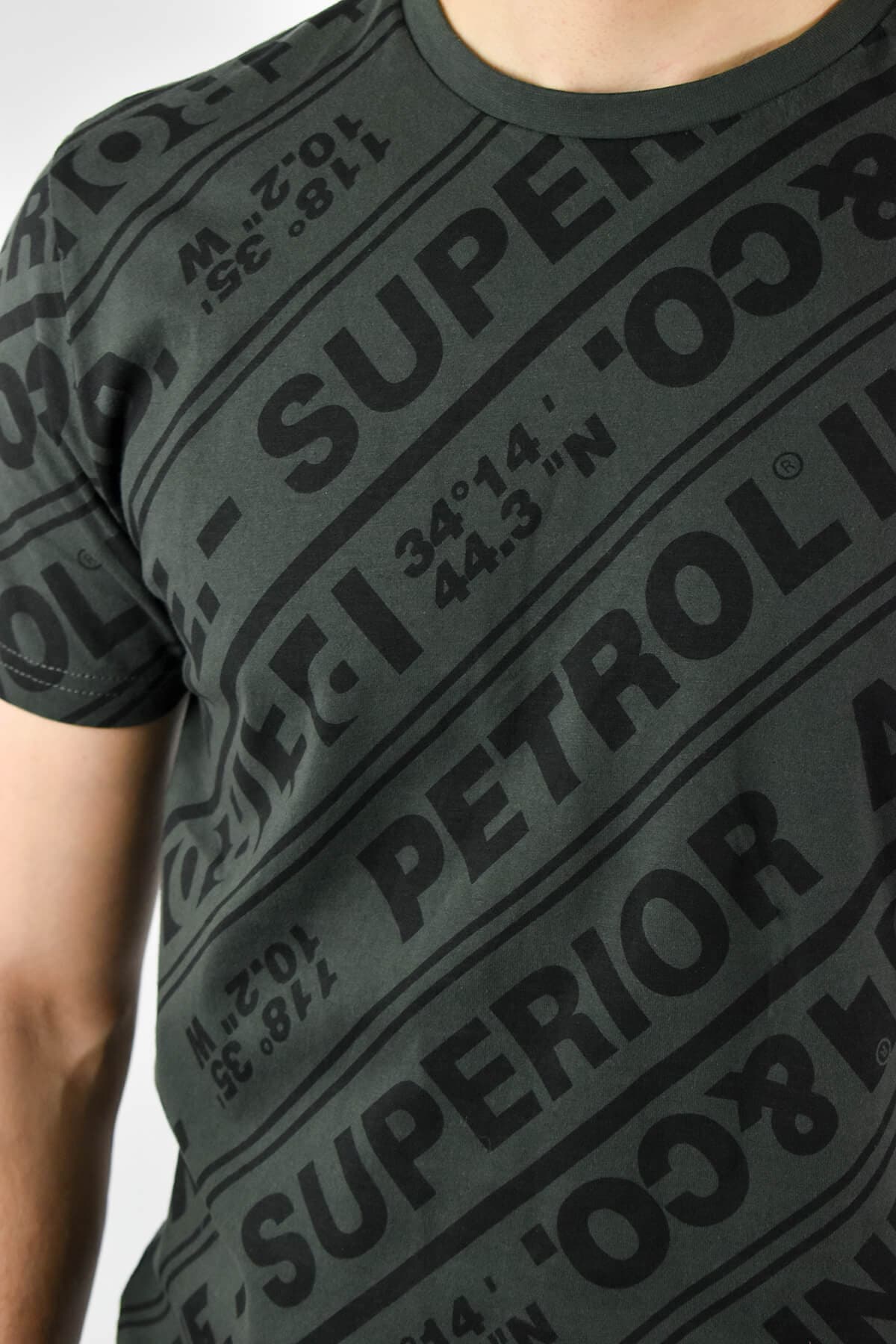 Petrol Industries All-Over Logo T-shirt