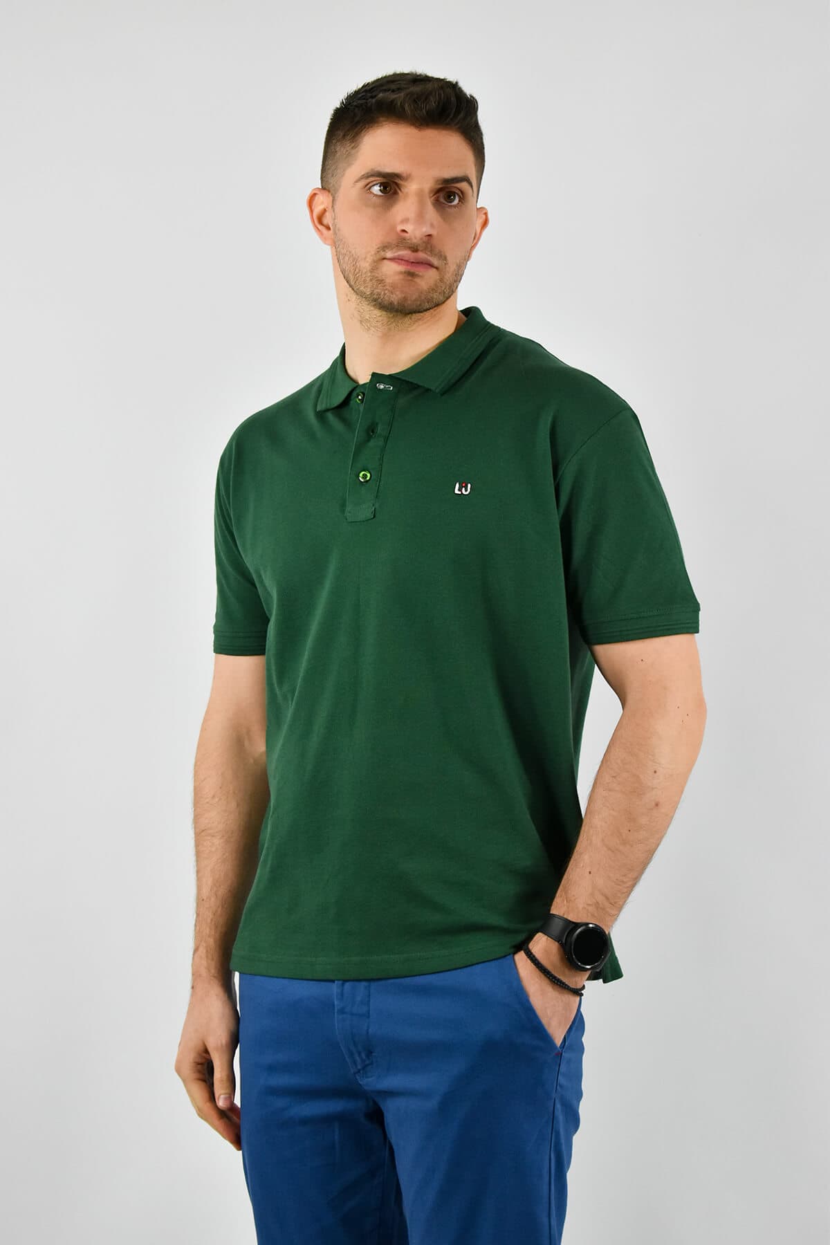 Men's Polo Shirts Leonardo Uomo Green