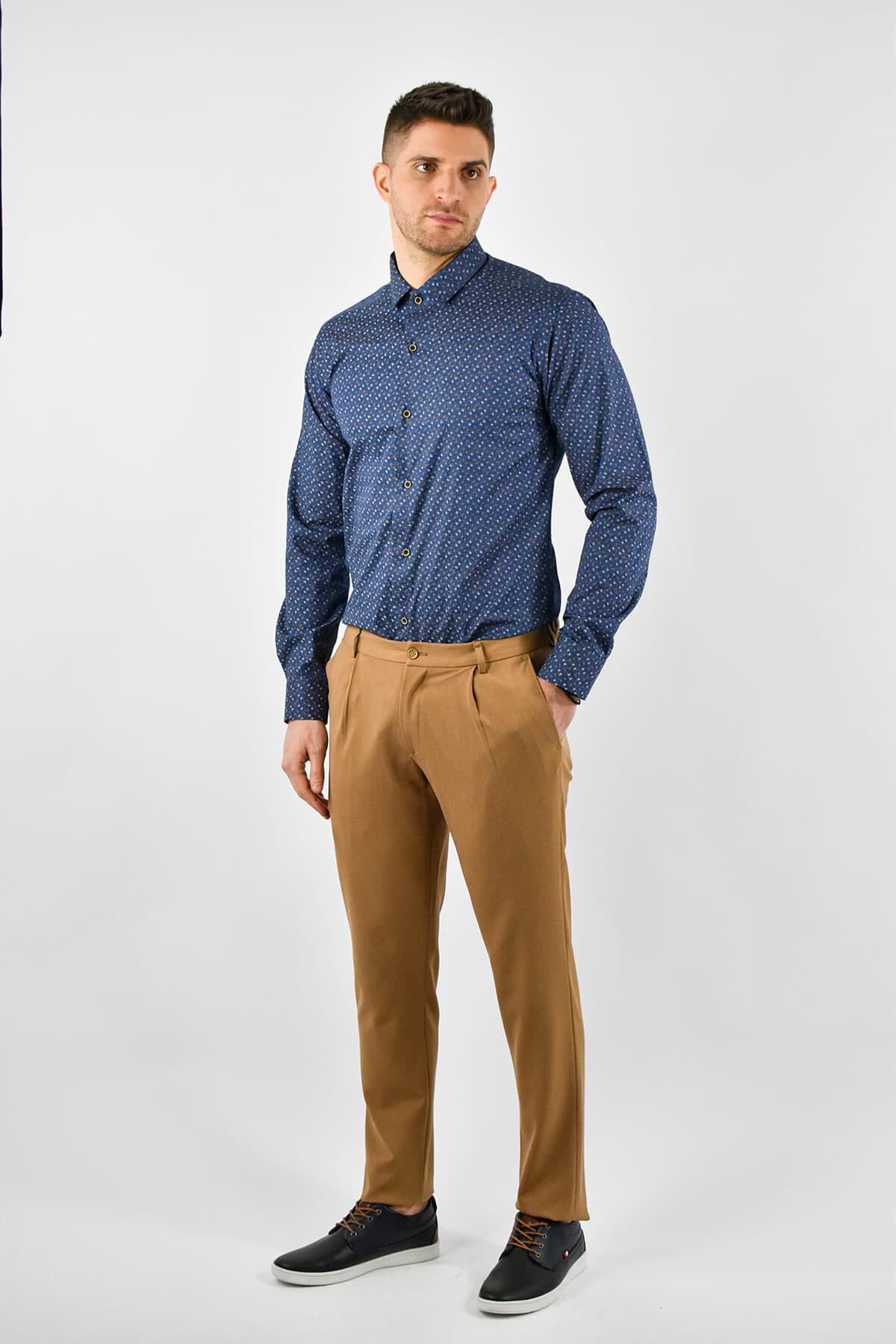 Endeson Πουκάμισο Με Μικροσχέδιο