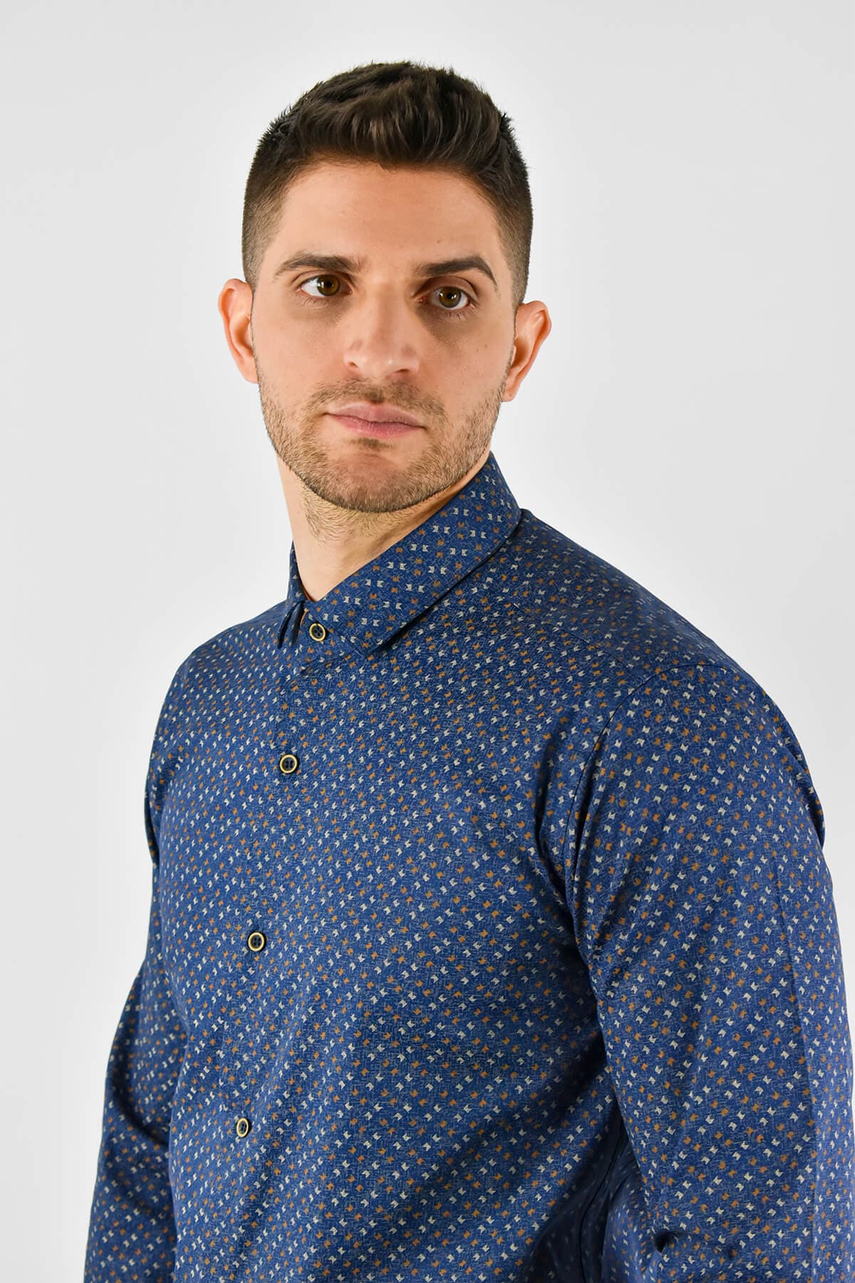 Endeson Πουκάμισο Με Μικροσχέδιο