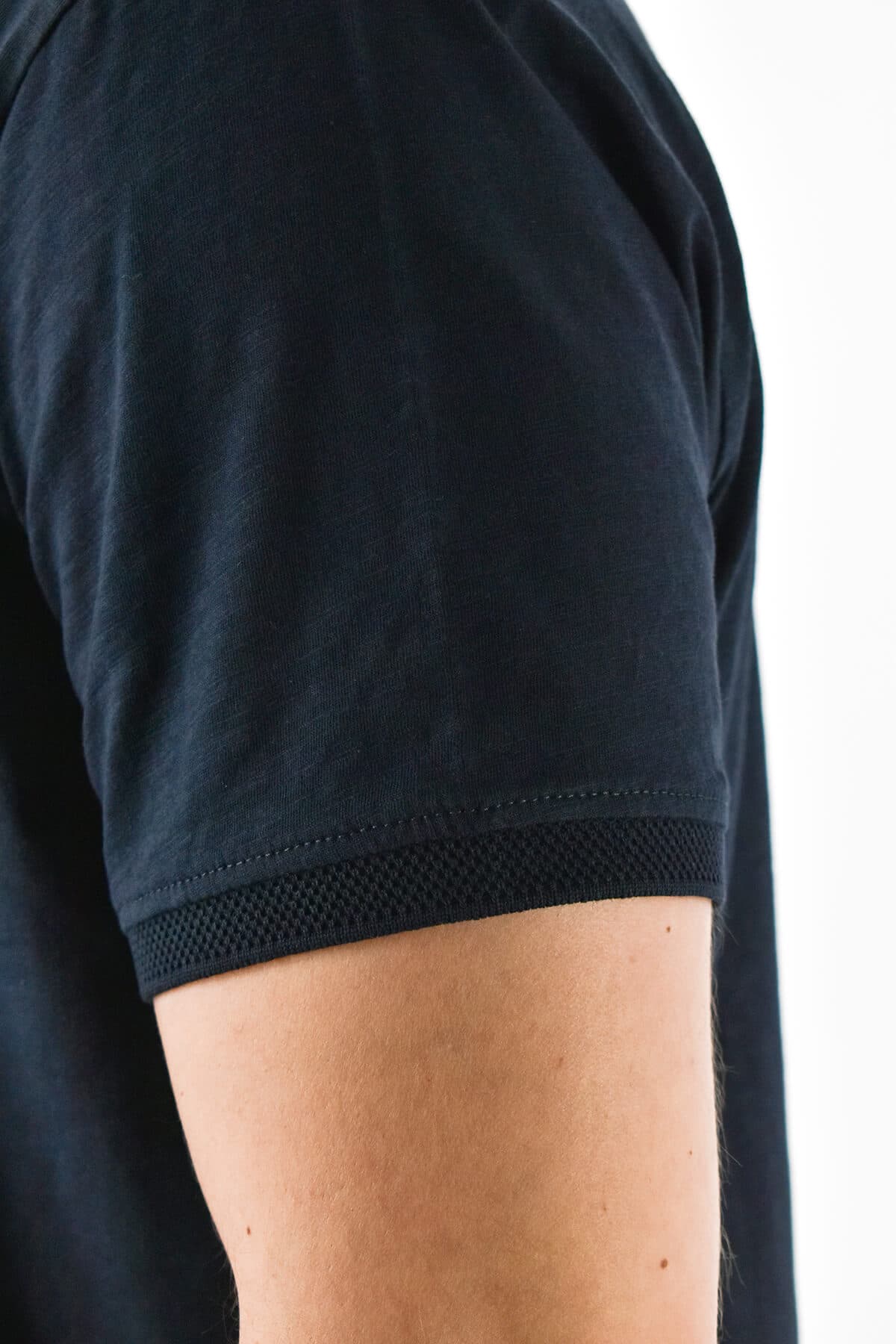 Visconti T-shirt Σε Φλάμα Με Κουμπιά - Σκούρο‌‌ μπλε - 2750