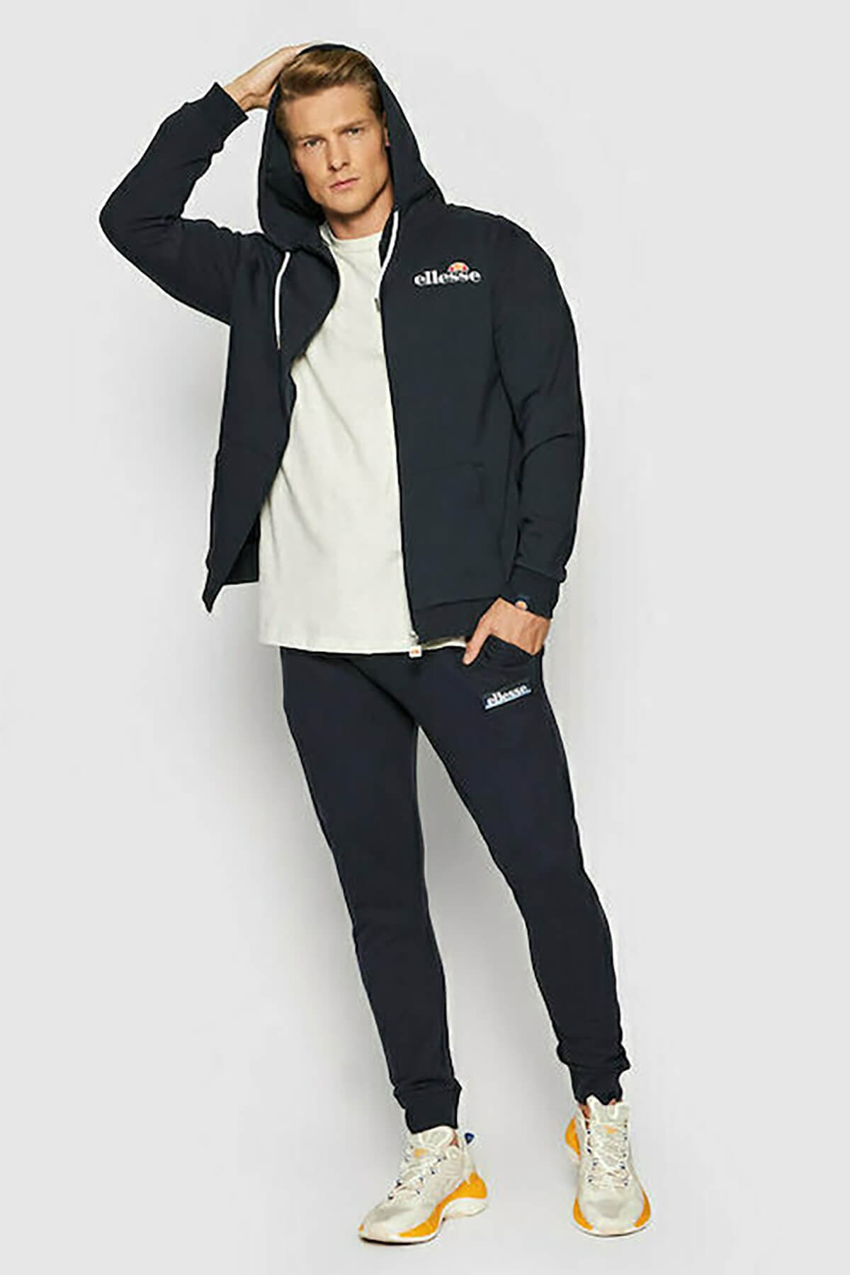 Ellesse Briero FZ Hoody Φούτερ Ζακέτα Ανδρικό - Σκούρο‌‌ μπλε - SHS08782