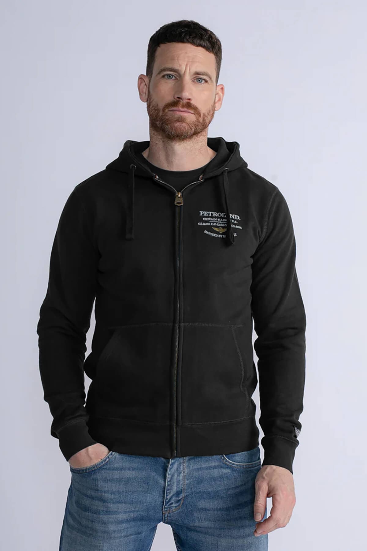 Petrol Industries Casual Ζακέτα Με Κουκούλα Antigo