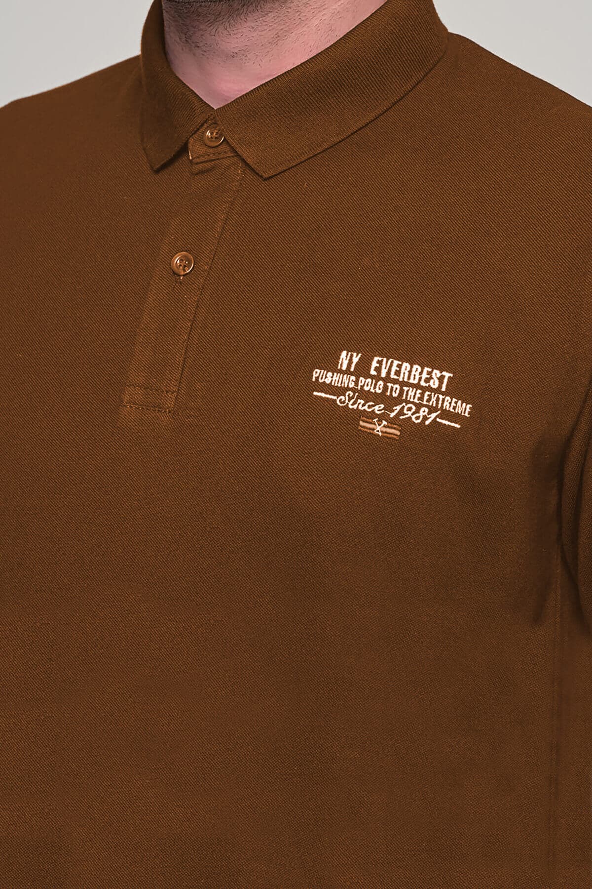 Everbest Πικέ Μπλούζα Πόλο NY Logo