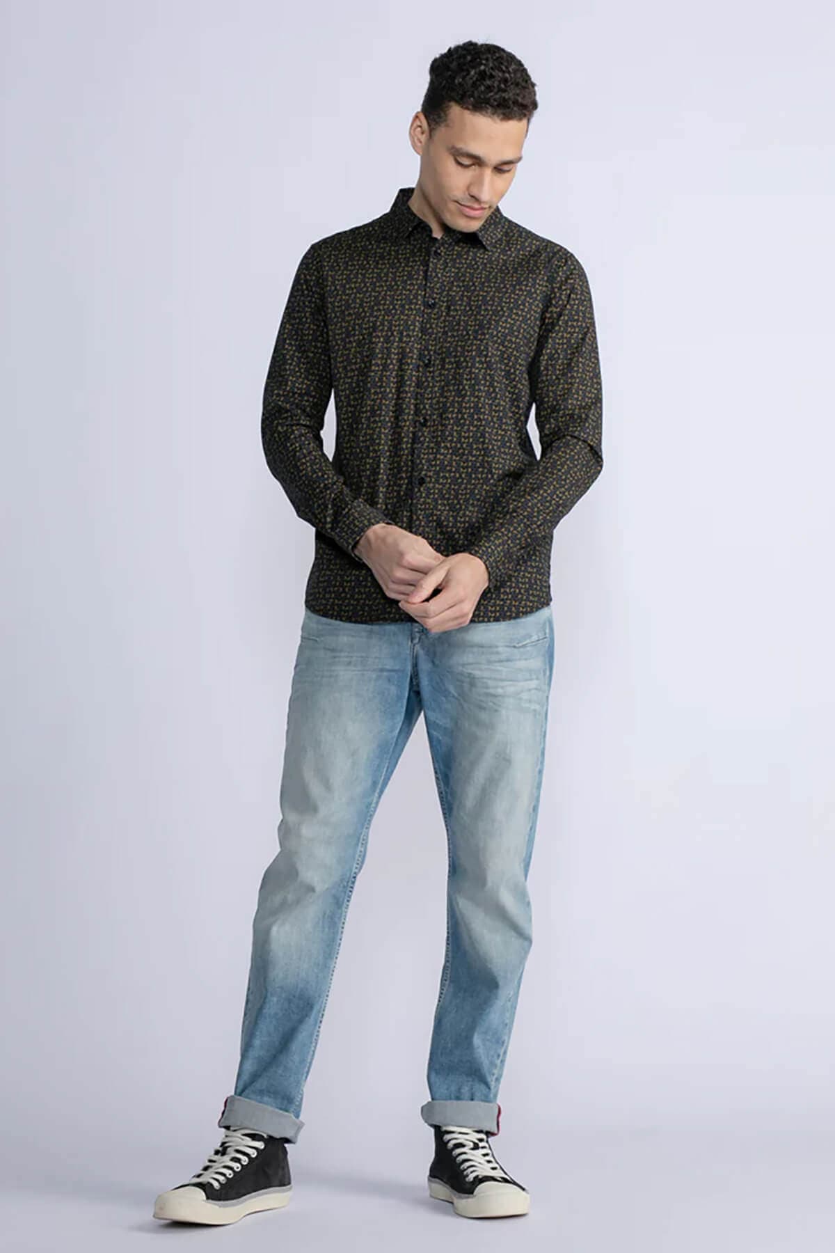 Petrol Industries Πουκάμισο Με All-Over Print Hazen