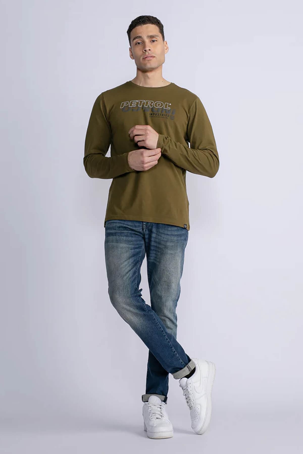 Petrol Industries Μπλούζα Με Logo Wahpeton