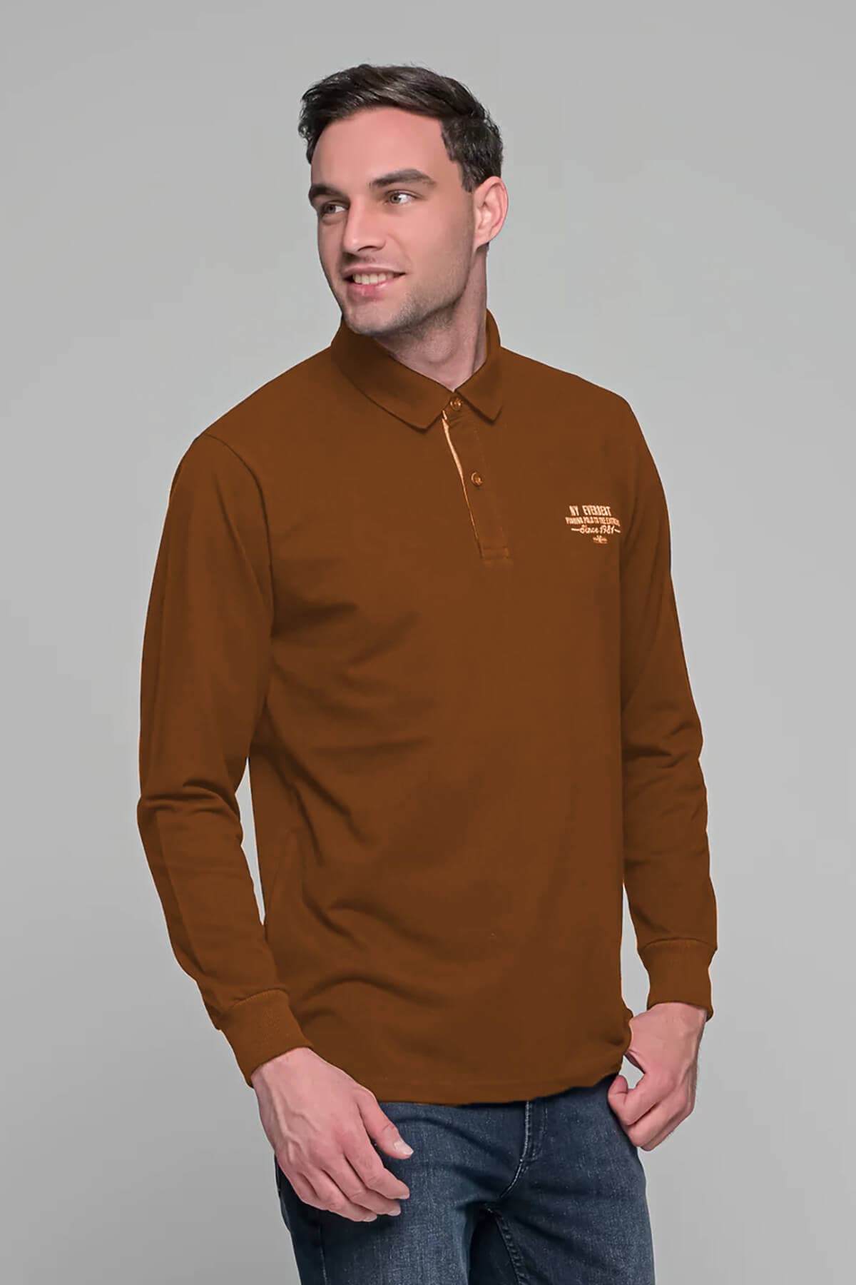 Everbest Πικέ Μπλούζα Πόλο NY Logo