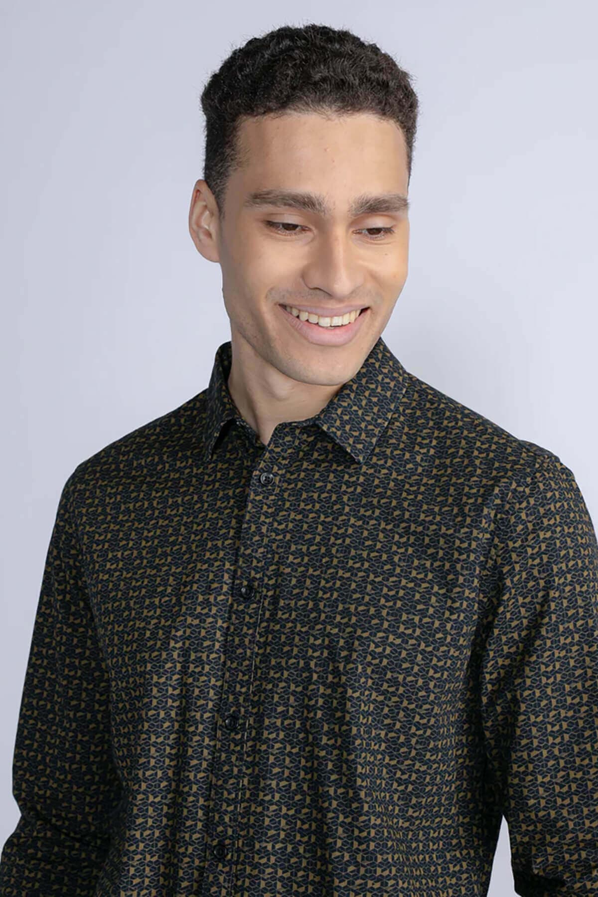 Petrol Industries Πουκάμισο Με All-Over Print Hazen