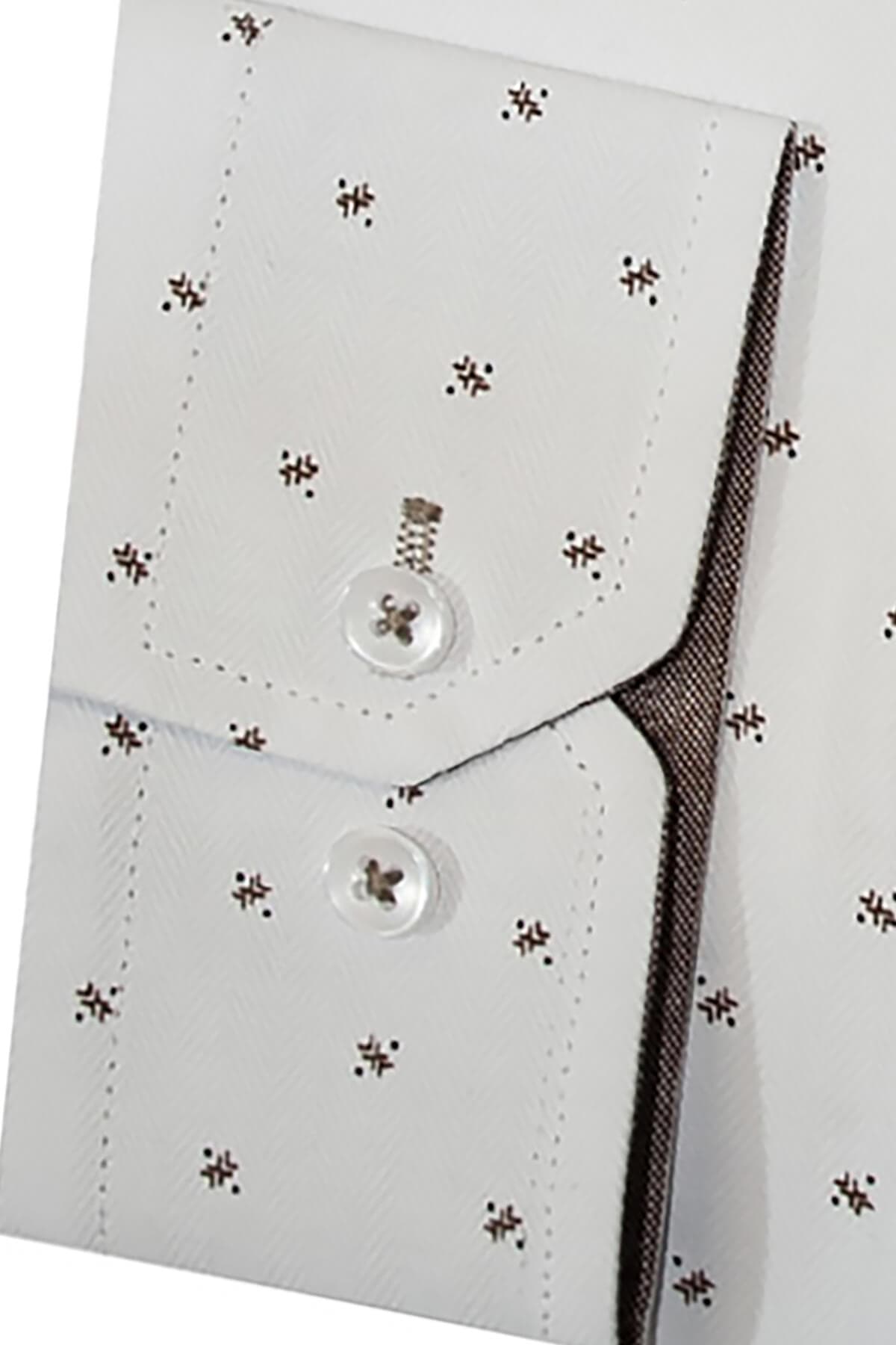 Leonardo Uomo Πουκάμισο Με Μικροσχέδιο