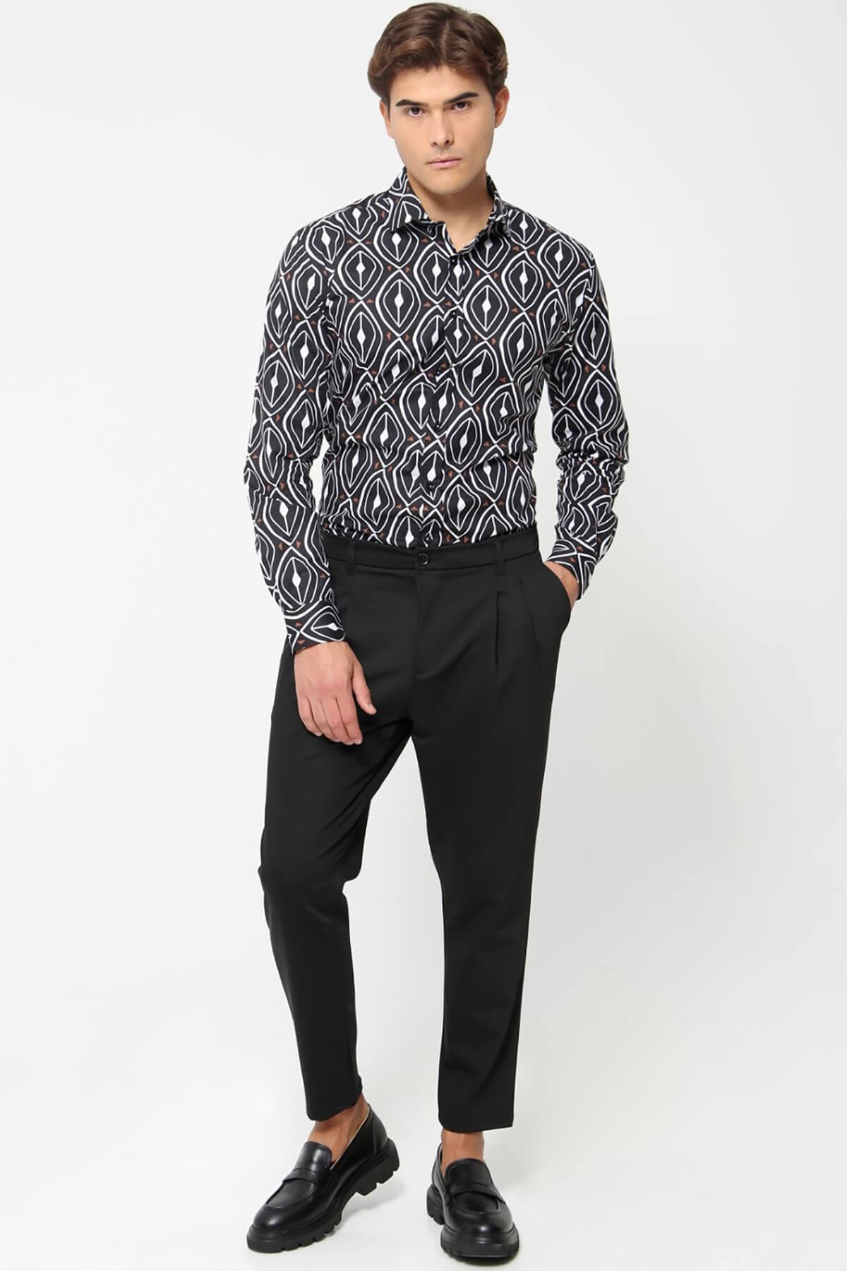 Makan Πουκάμισο Με Γεωμετρικό σχέδιο Dario