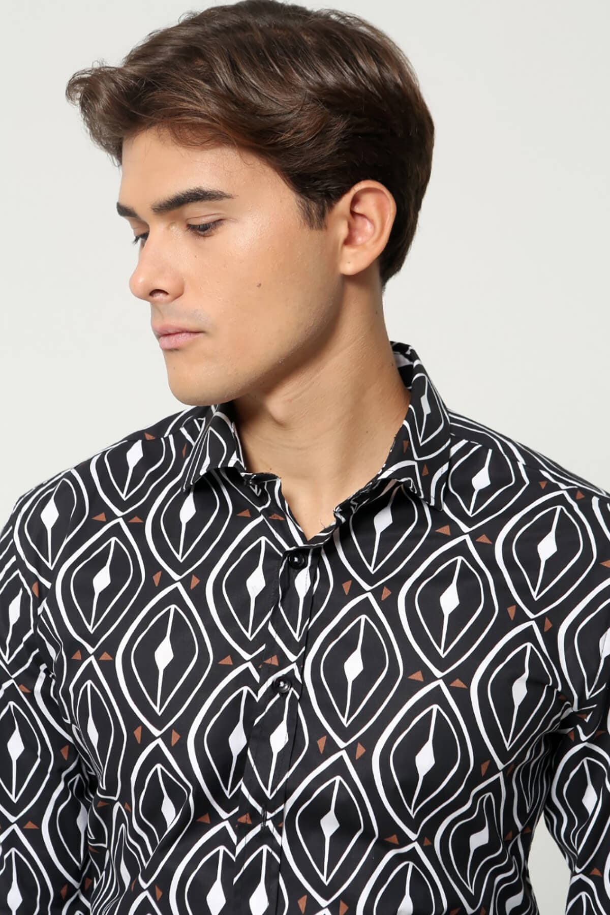 Makan Πουκάμισο Με Γεωμετρικό σχέδιο Dario