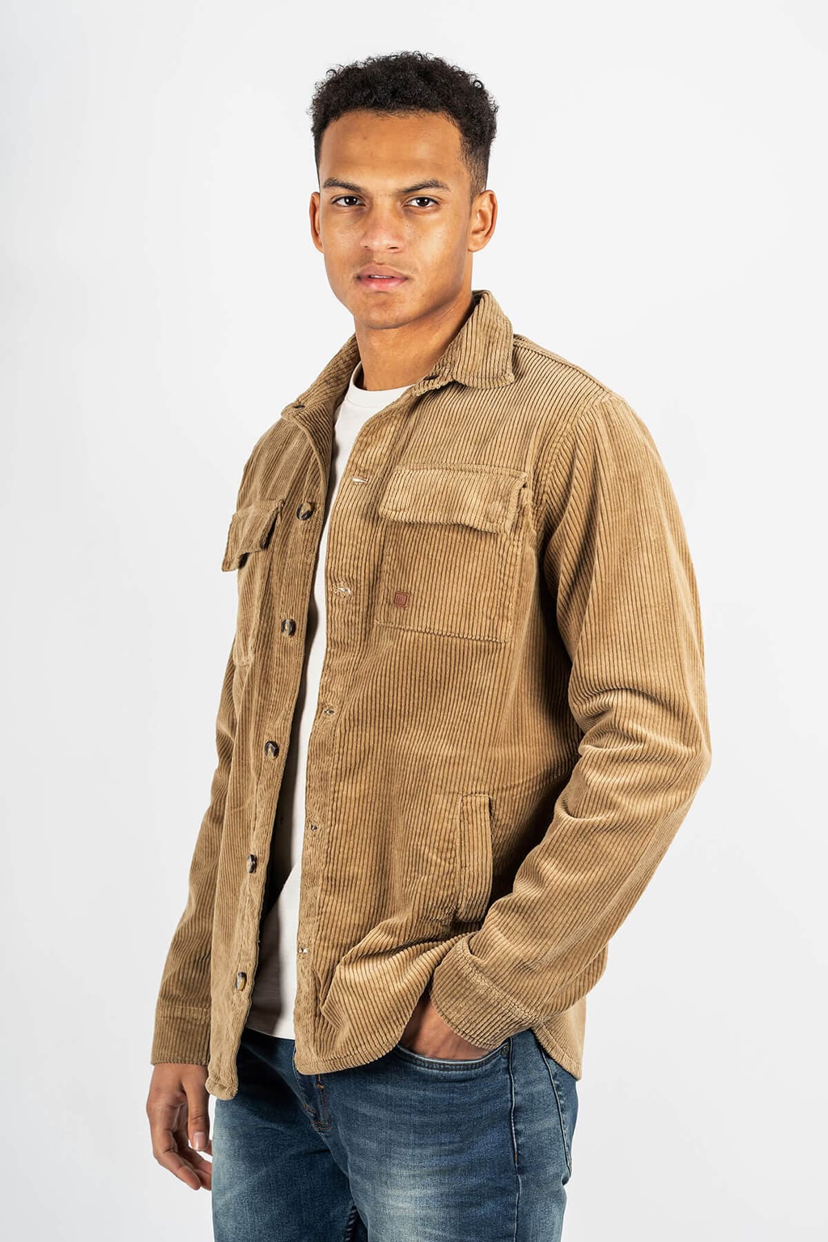 Marcus Πουκάμισο Κοτλέ Nash Overshirt