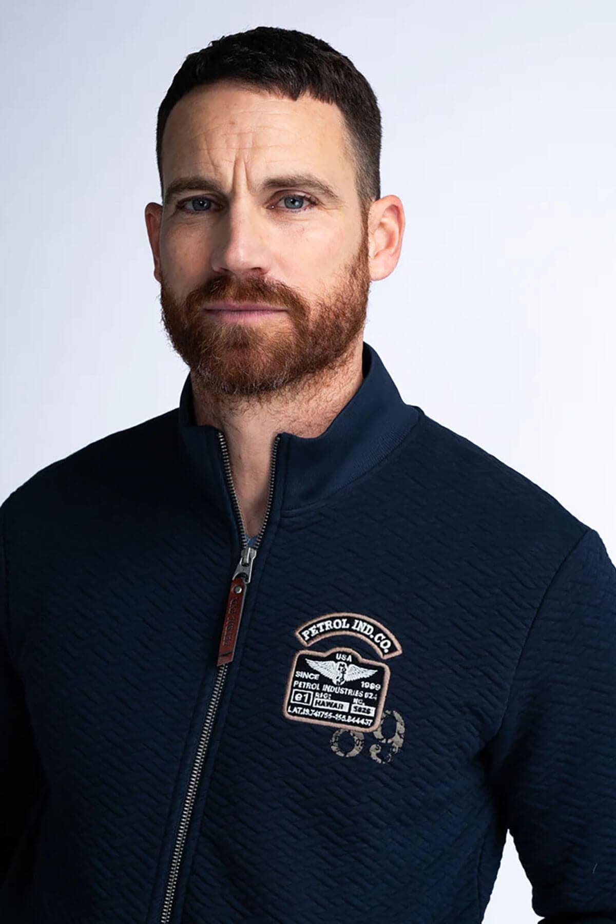 Petrol Industries Vintage Look Ζακέτα Harmony - Σκούρο‌‌ μπλε