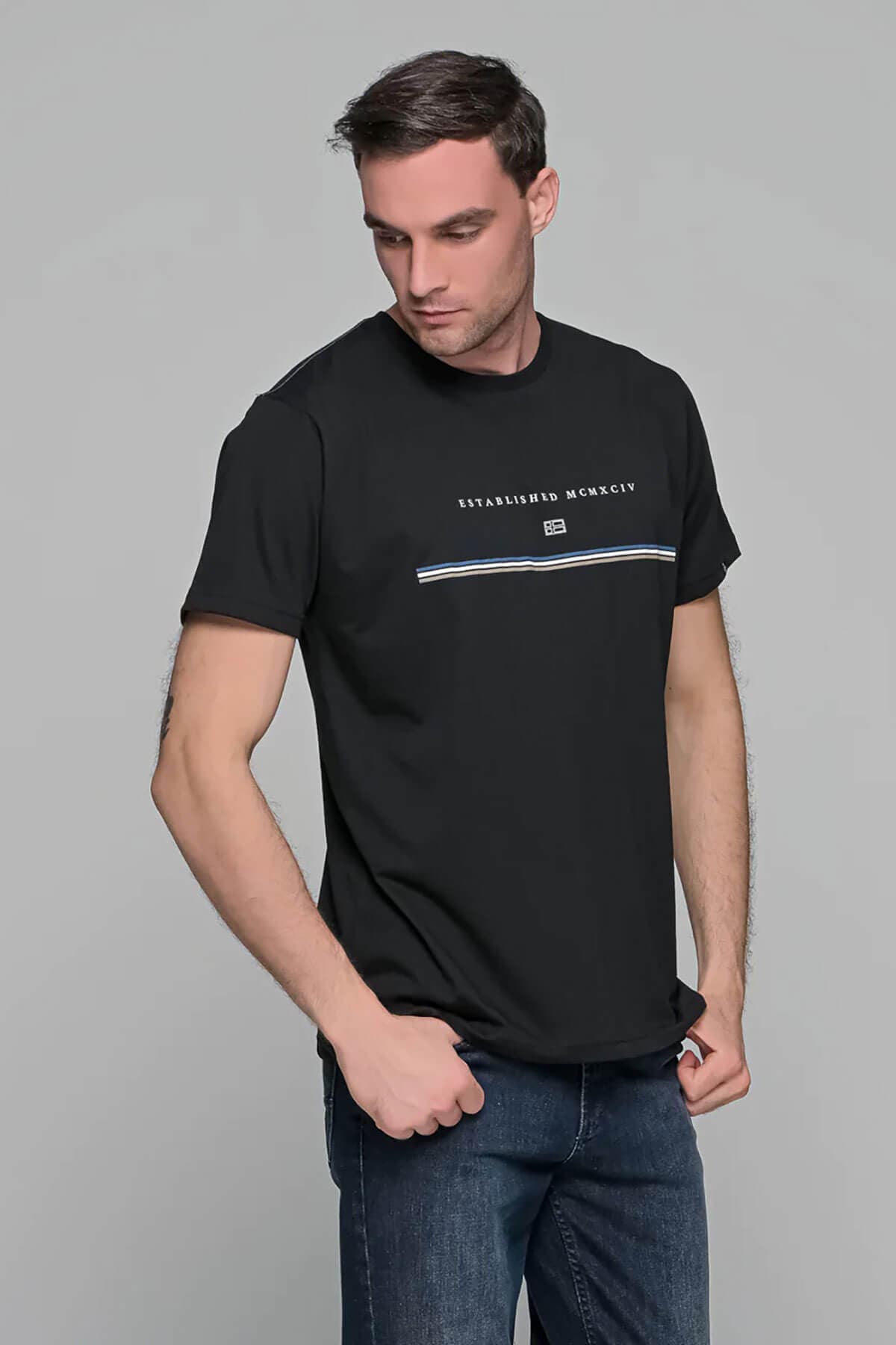 Everbest T-Shirt Με Συμαιάκι Ρίγα