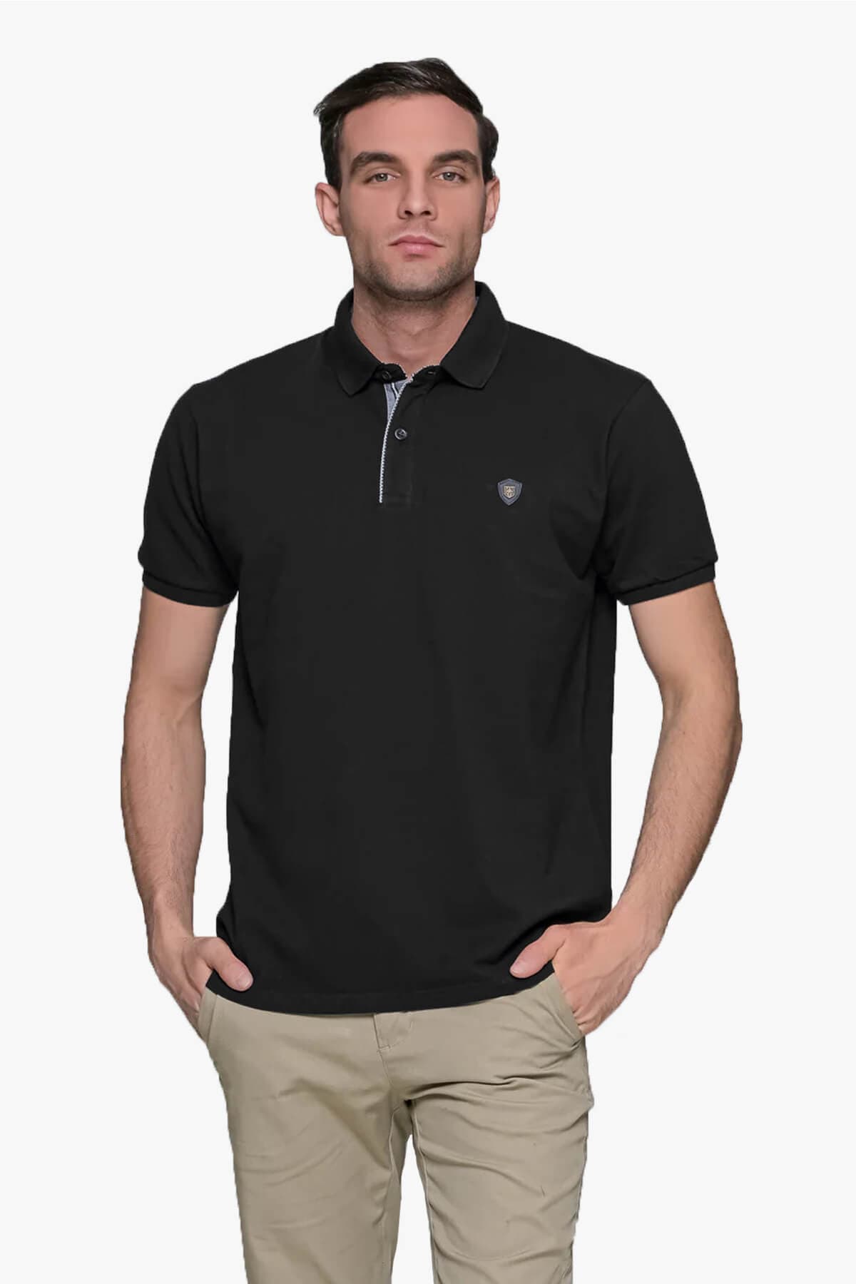 Men's Polo Shirts Everbest Black