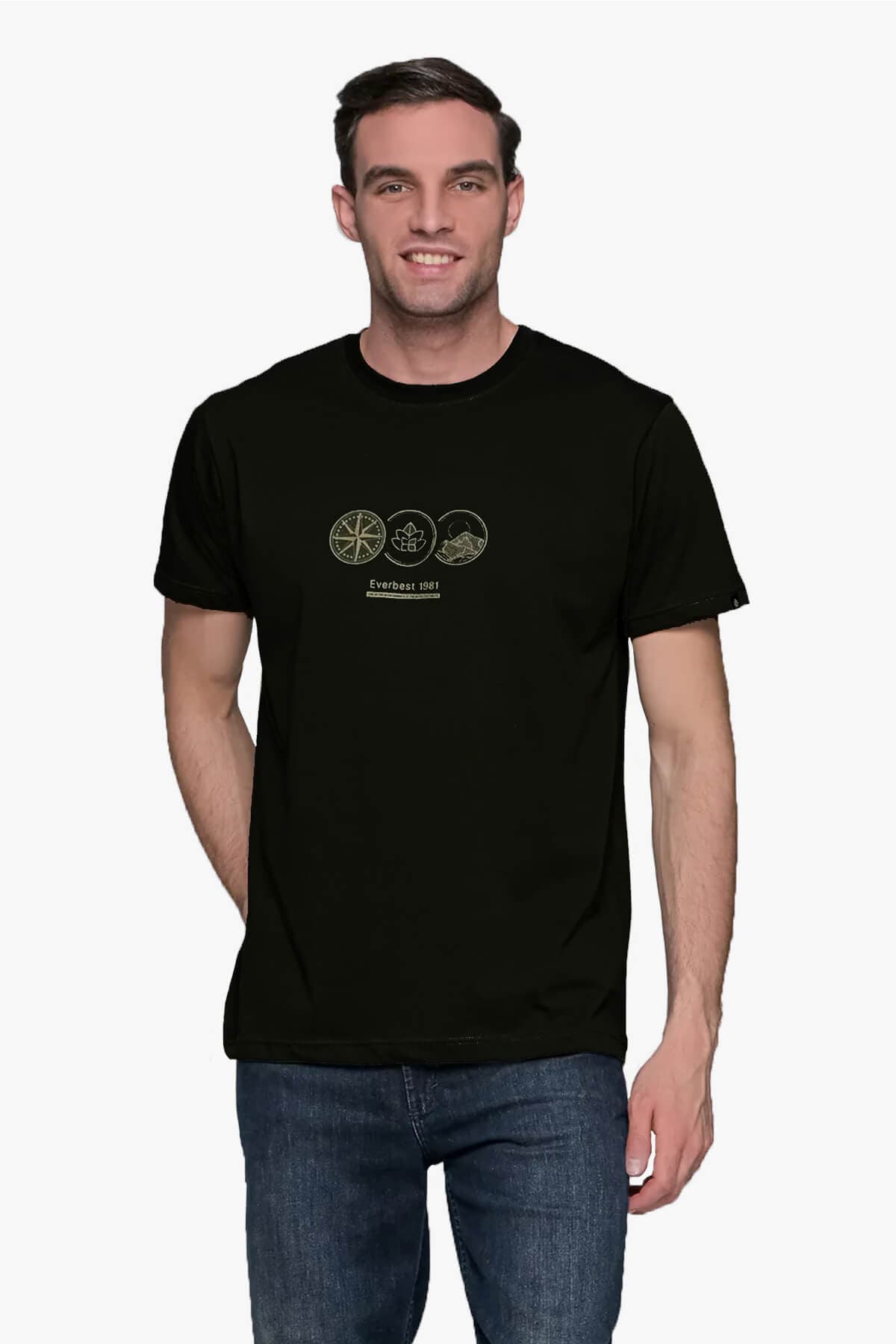 Everbest T-Shirt Με Σχέδιο Capillary Circle